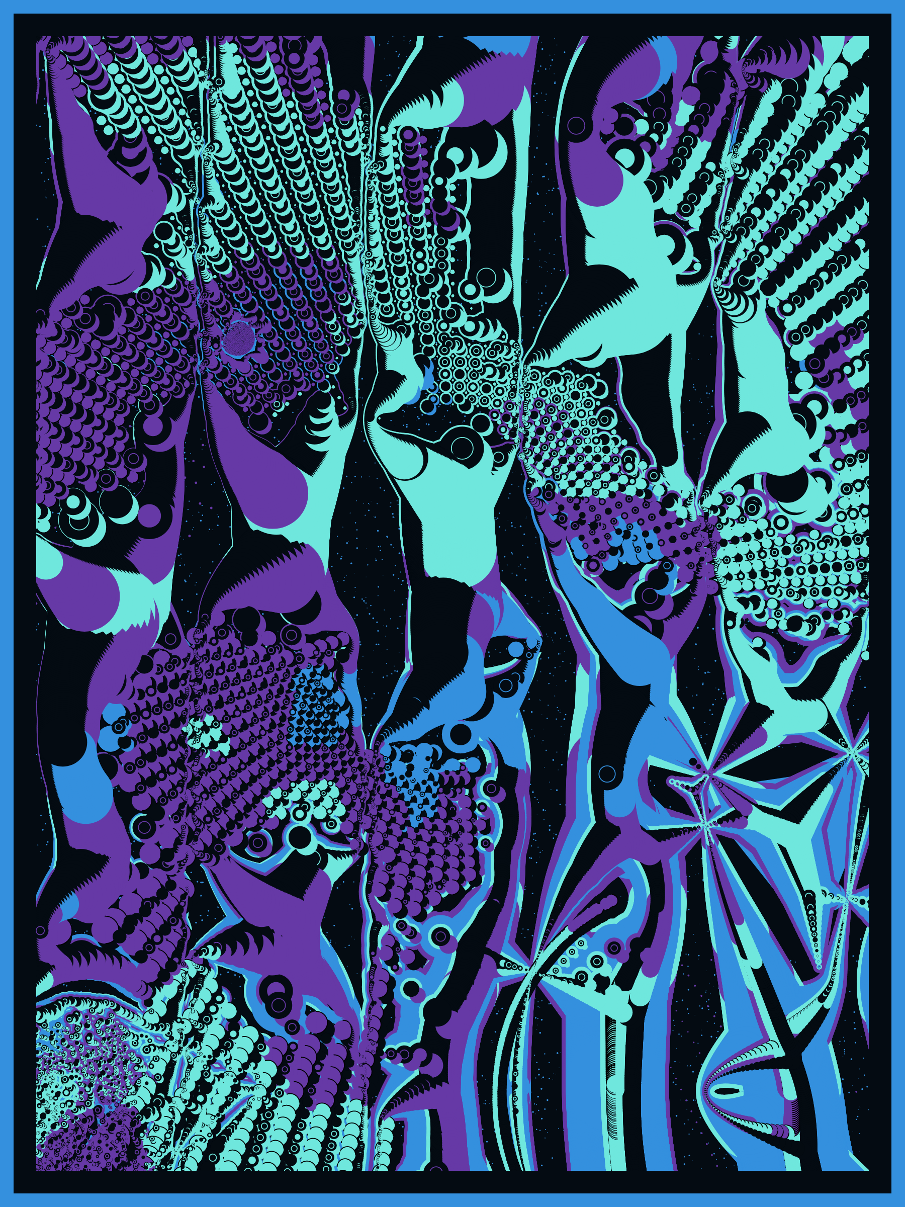 Art Blocks - Art Blocks v2 - Alien DNA #464 - NFT # 294000464