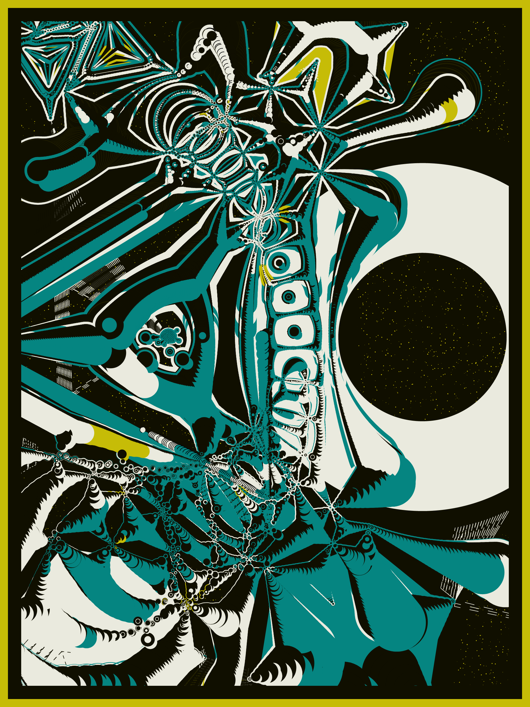 Art Blocks - Art Blocks v2 - Alien DNA #468 - NFT # 294000468