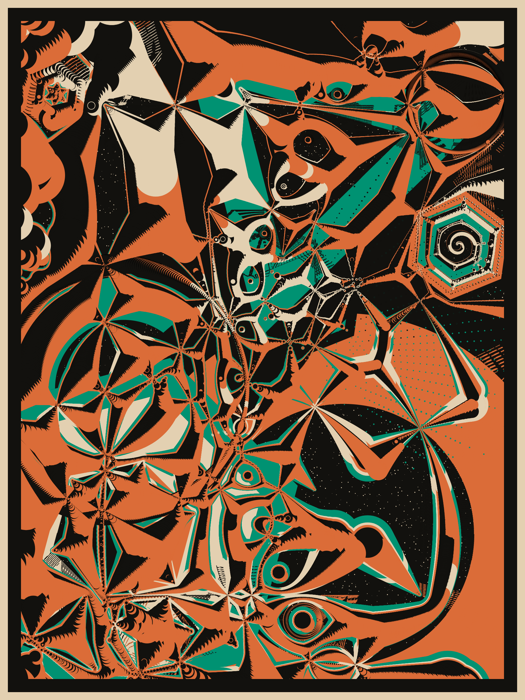 Art Blocks - Art Blocks v2 - Alien DNA #474 - NFT # 294000474