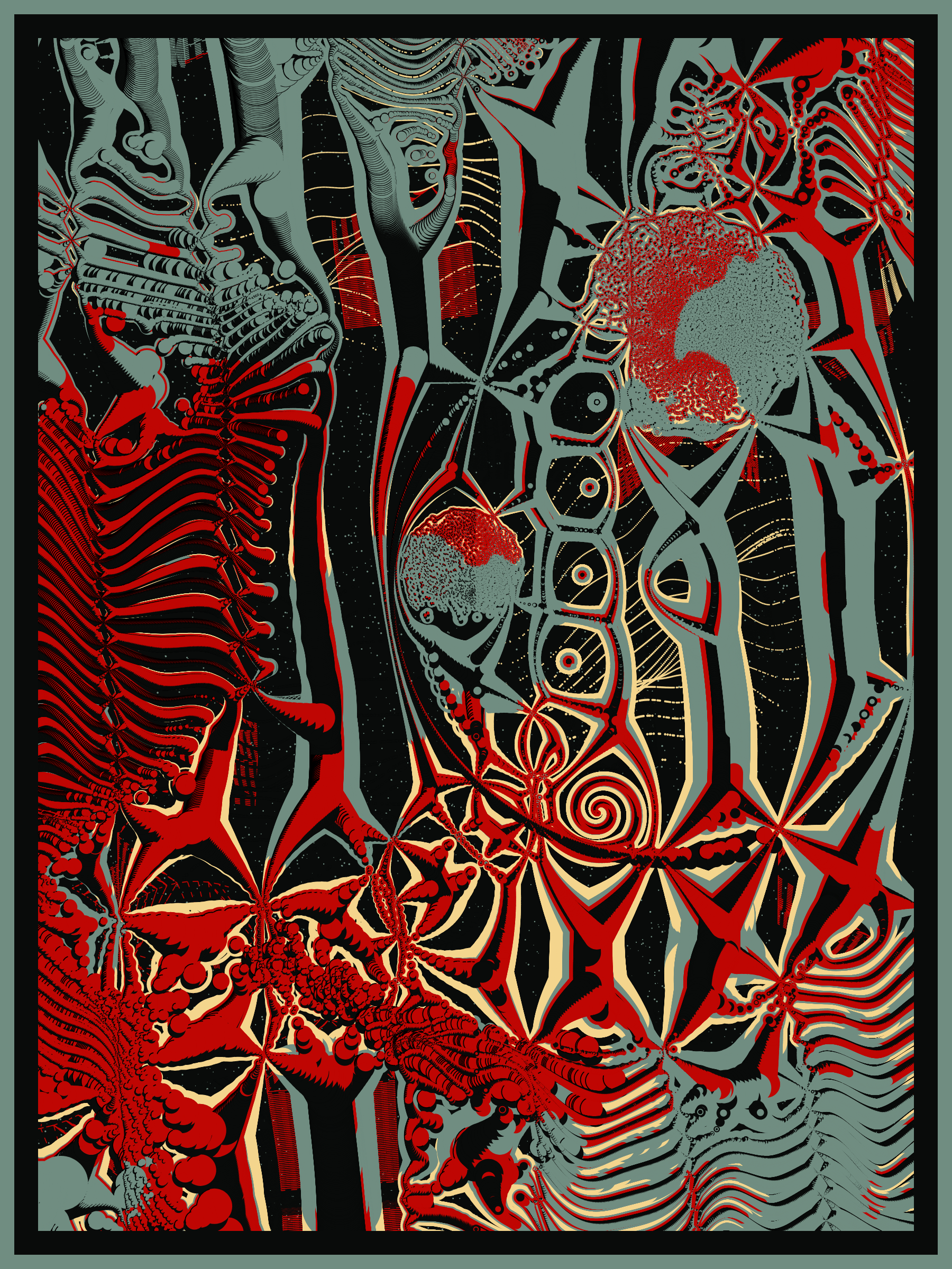 Art Blocks - Art Blocks v2 - Alien DNA #479 - NFT # 294000479