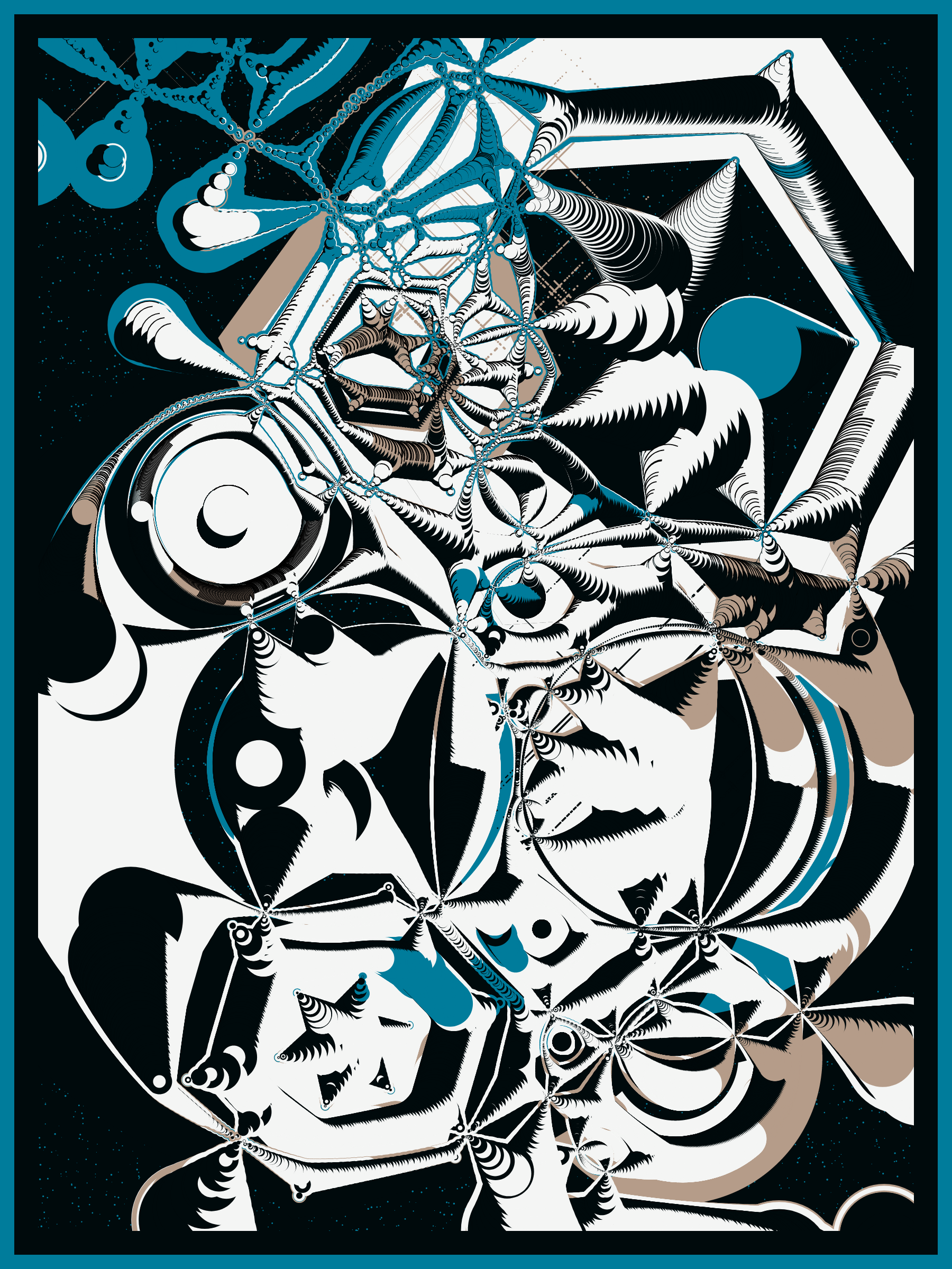 Art Blocks - Art Blocks v2 - Alien DNA #487 - NFT # 294000487