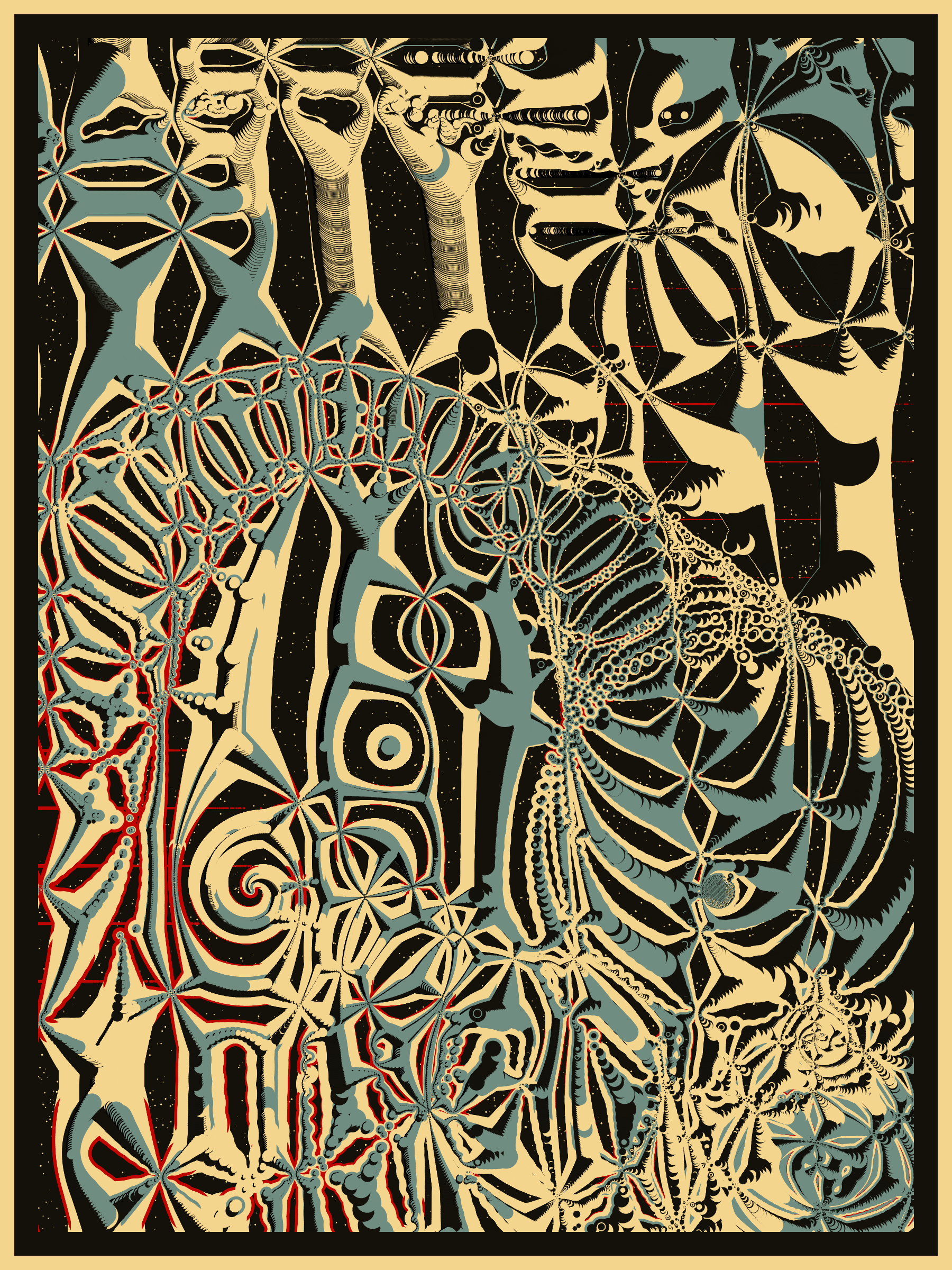 Art Blocks - Art Blocks v2 - Alien DNA #489 - NFT # 294000489