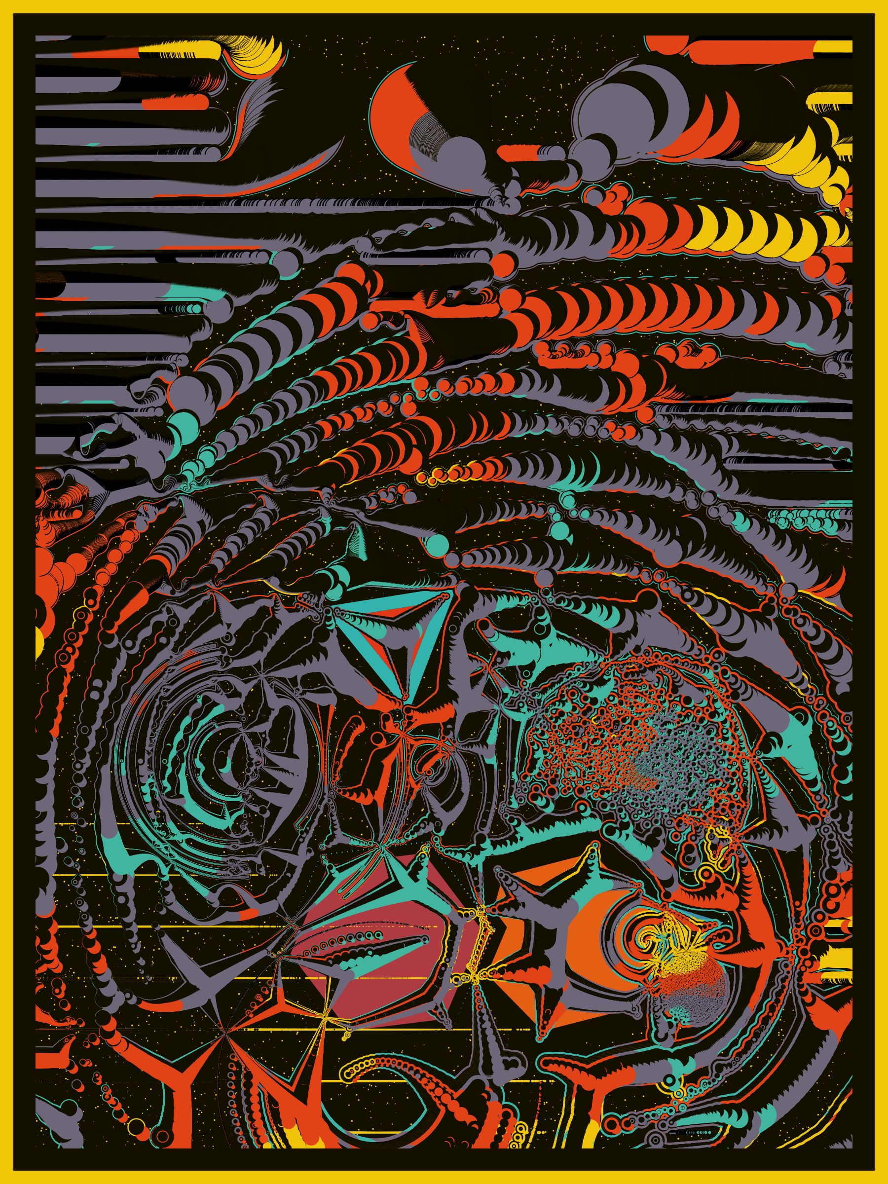 Art Blocks - Art Blocks v2 - Alien DNA #491 - NFT # 294000491