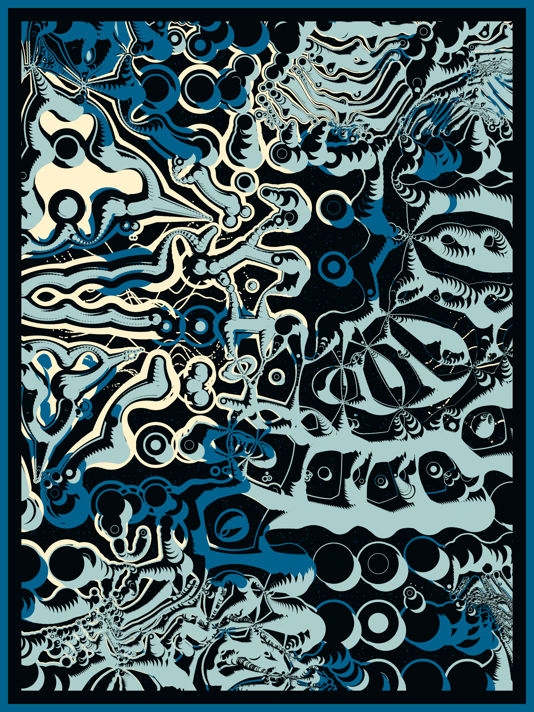 Art Blocks - Art Blocks v2 - Alien DNA #492 - NFT # 294000492