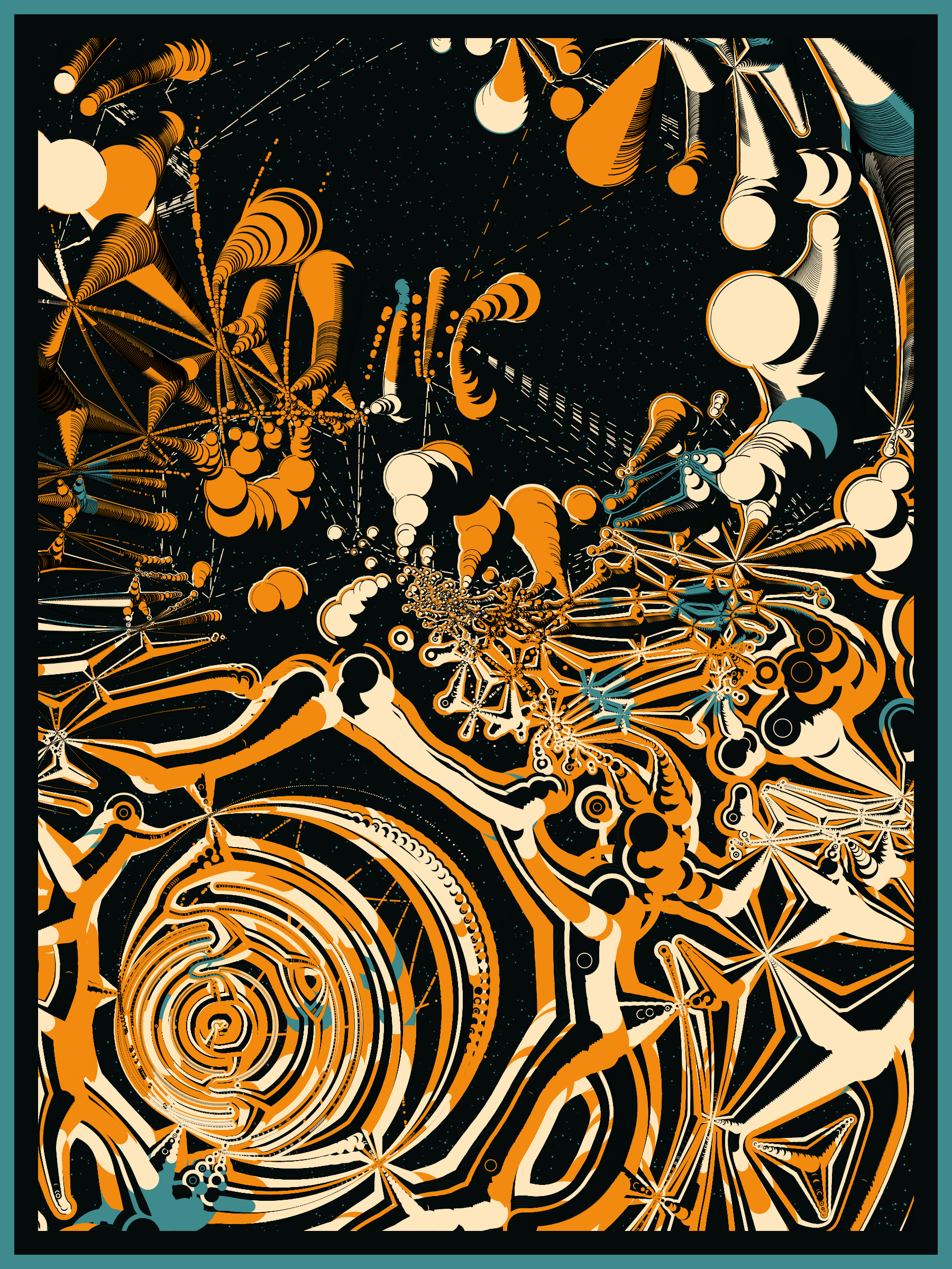 Art Blocks - Art Blocks v2 - Alien DNA #502 - NFT # 294000502