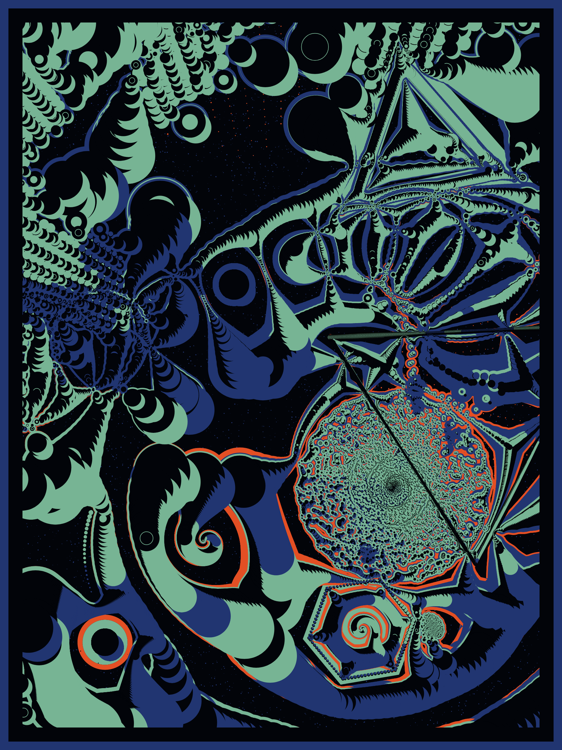 Art Blocks - Art Blocks v2 - Alien DNA #503 - NFT # 294000503