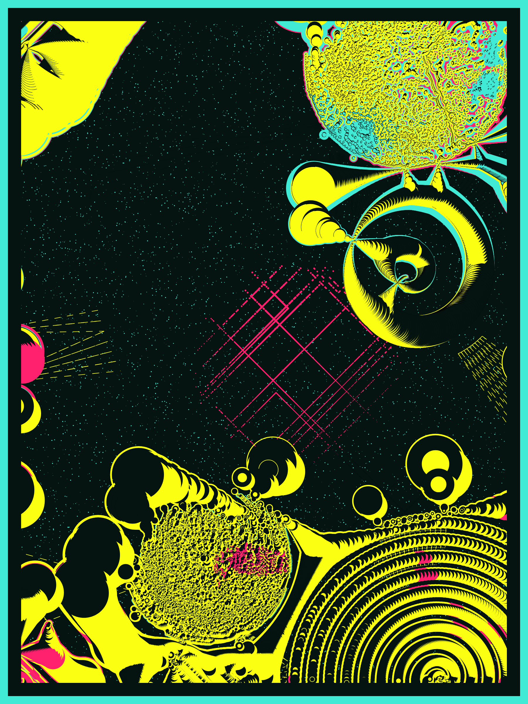 Art Blocks - Art Blocks v2 - Alien DNA #505 - NFT # 294000505