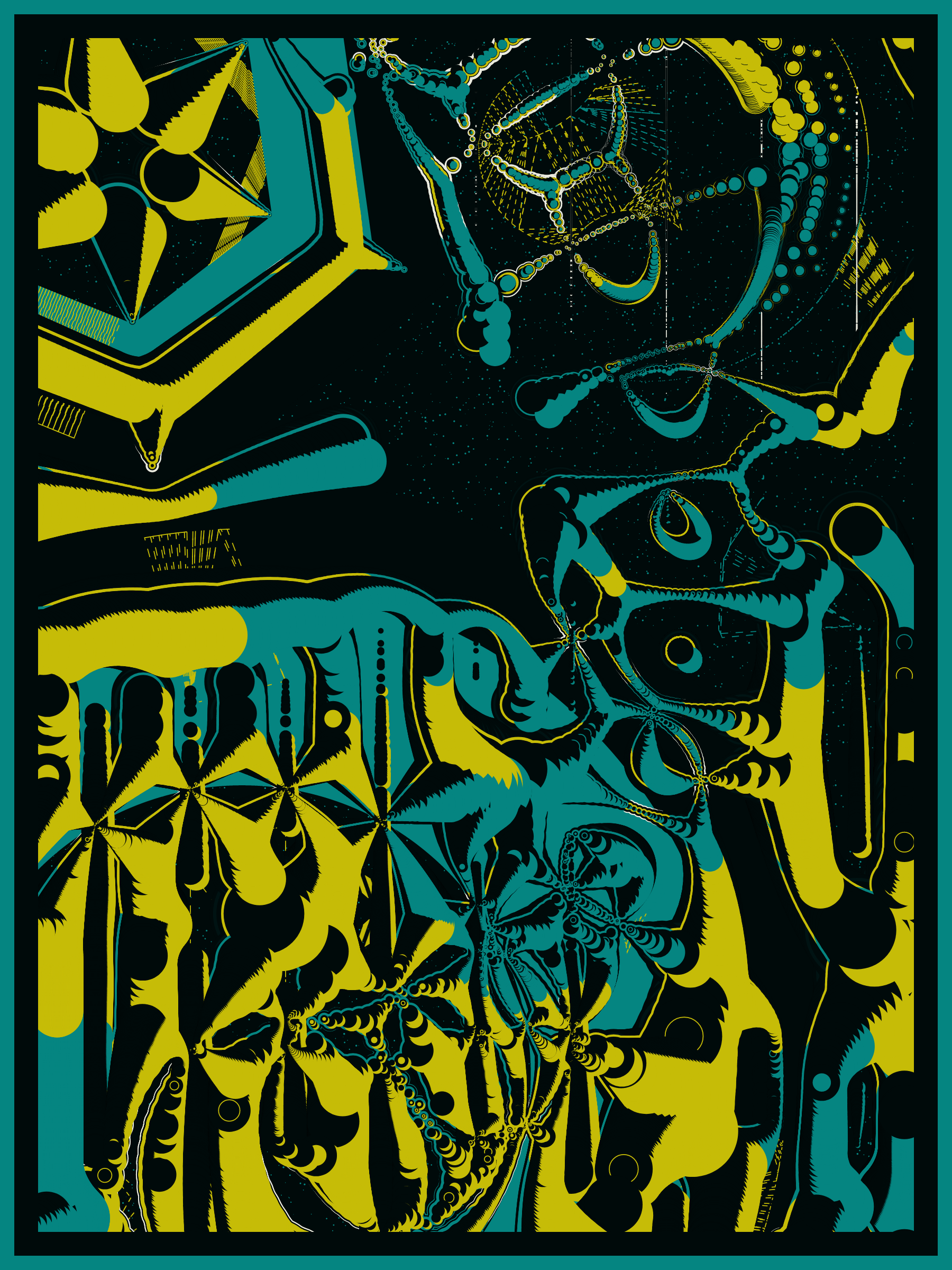 Art Blocks - Art Blocks v2 - Alien DNA #511 - NFT # 294000511