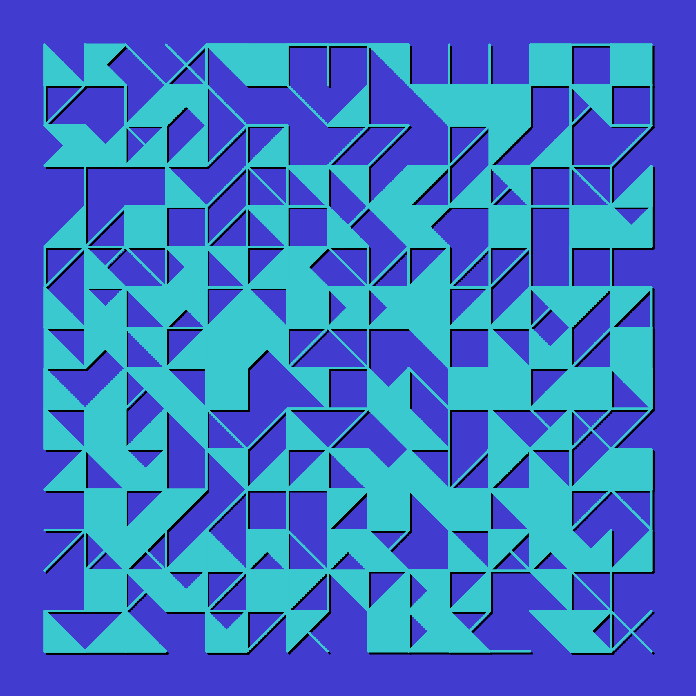 Art Blocks - Art Blocks v2 - Hieroglyphs #13 - NFT # 30000013