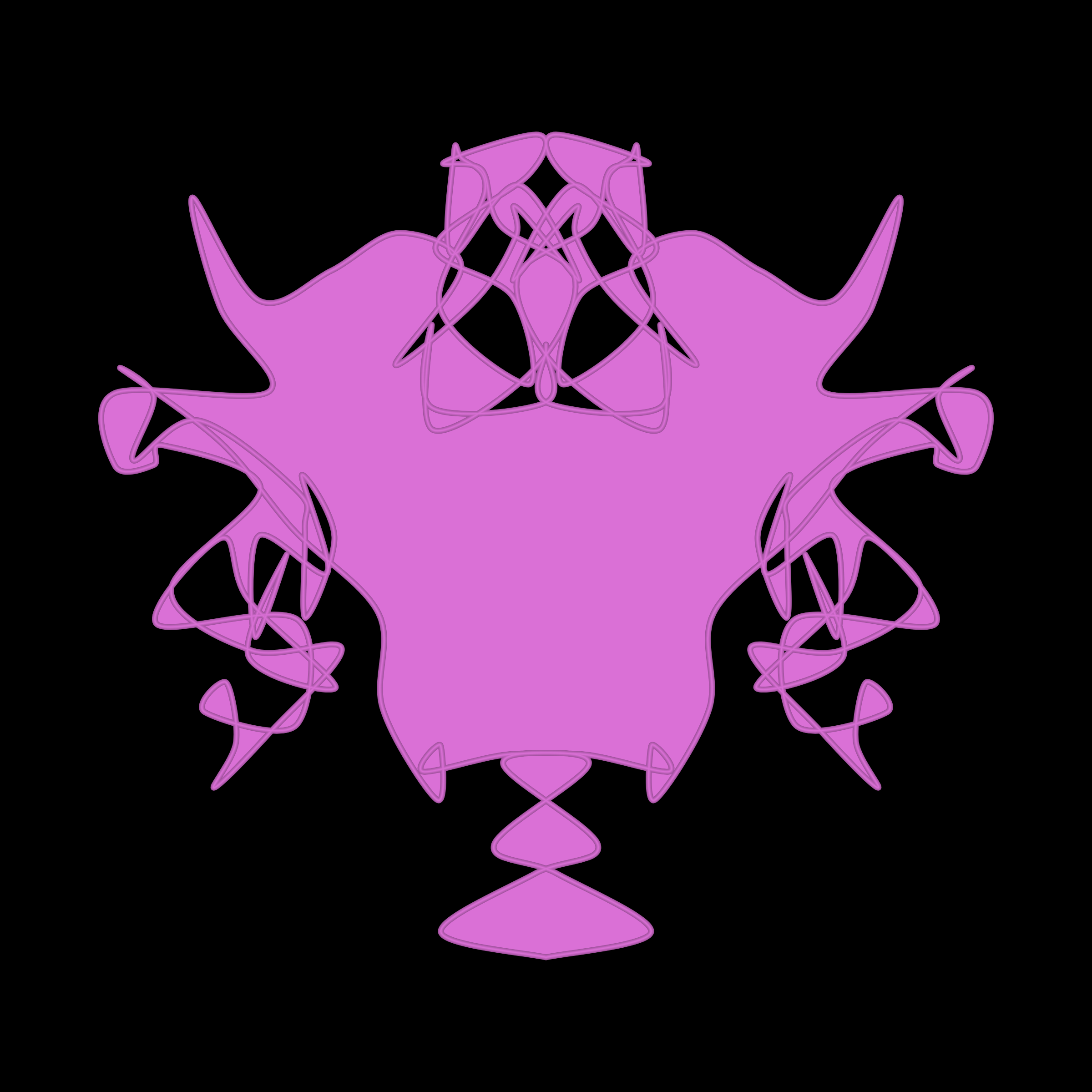 Art Blocks - Art Blocks v2 - Cryptoblots #4 - NFT # 3000004