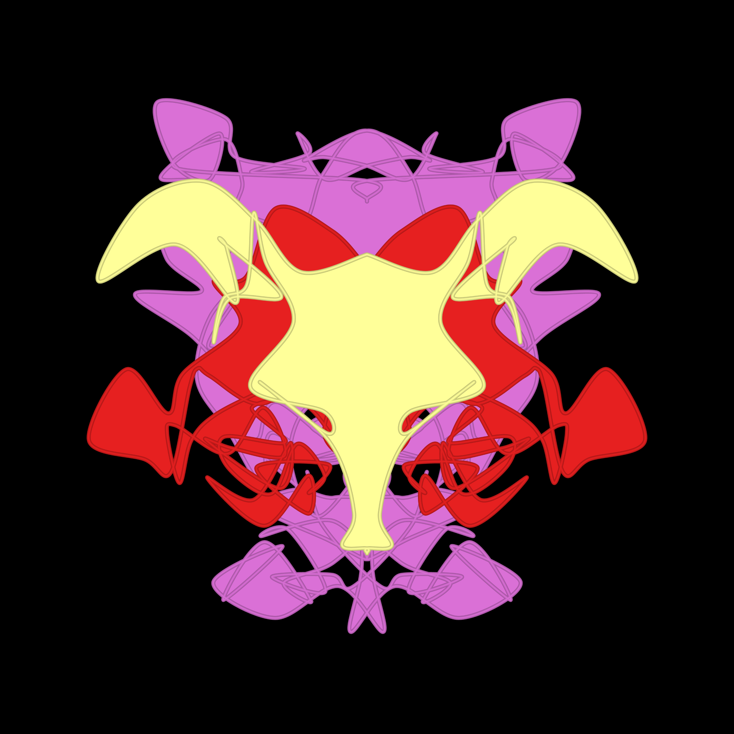 Art Blocks - Art Blocks v2 - Cryptoblots #6 - NFT # 3000006