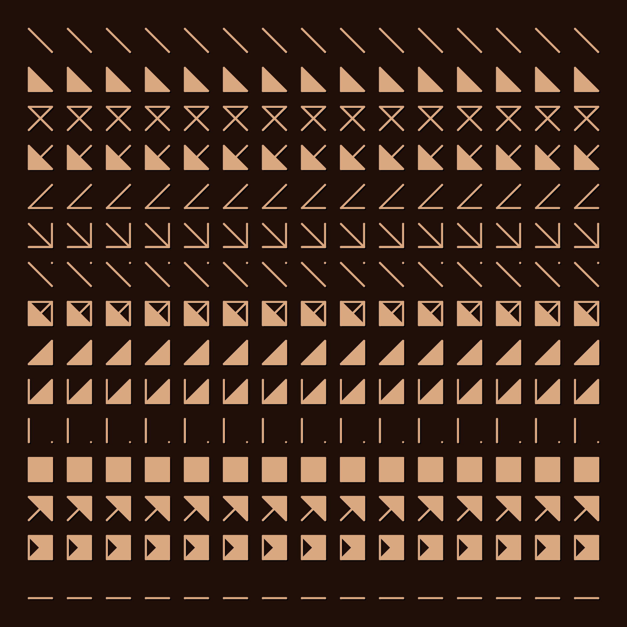 Art Blocks - Art Blocks v2 - Hieroglyphs #70 - NFT # 30000070