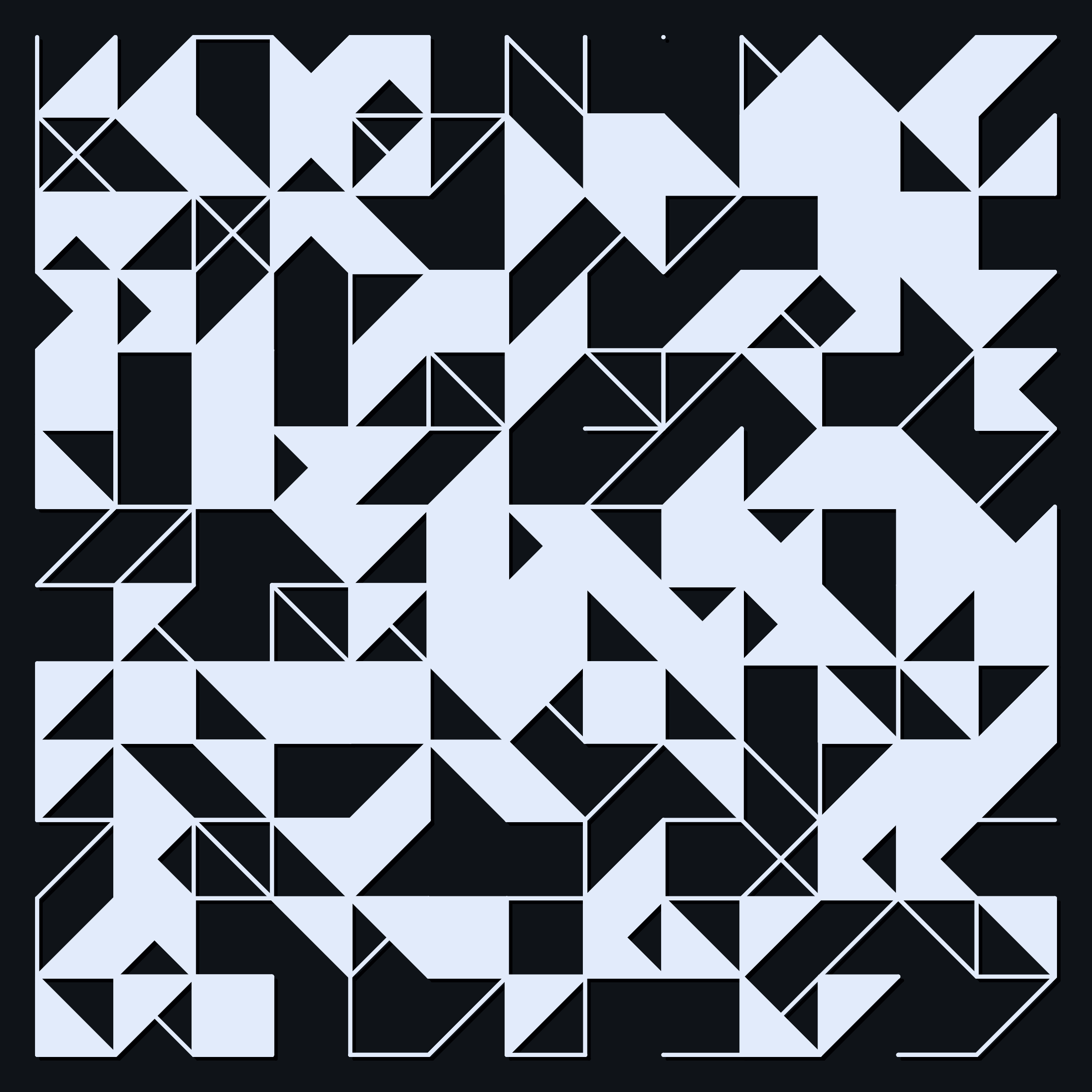 Art Blocks - Art Blocks v2 - Hieroglyphs #74 - NFT # 30000074