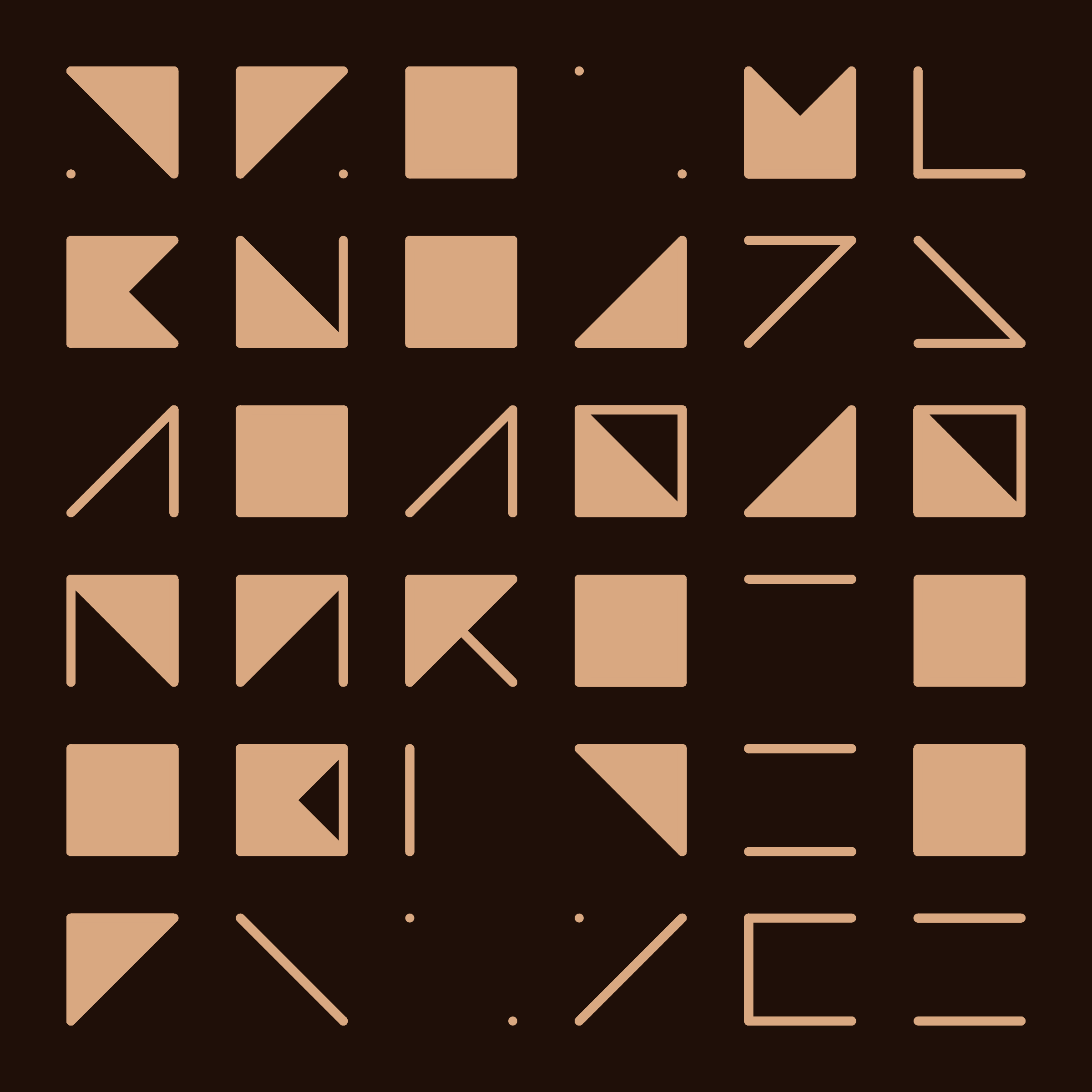 Art Blocks - Art Blocks v2 - Hieroglyphs #76 - NFT # 30000076