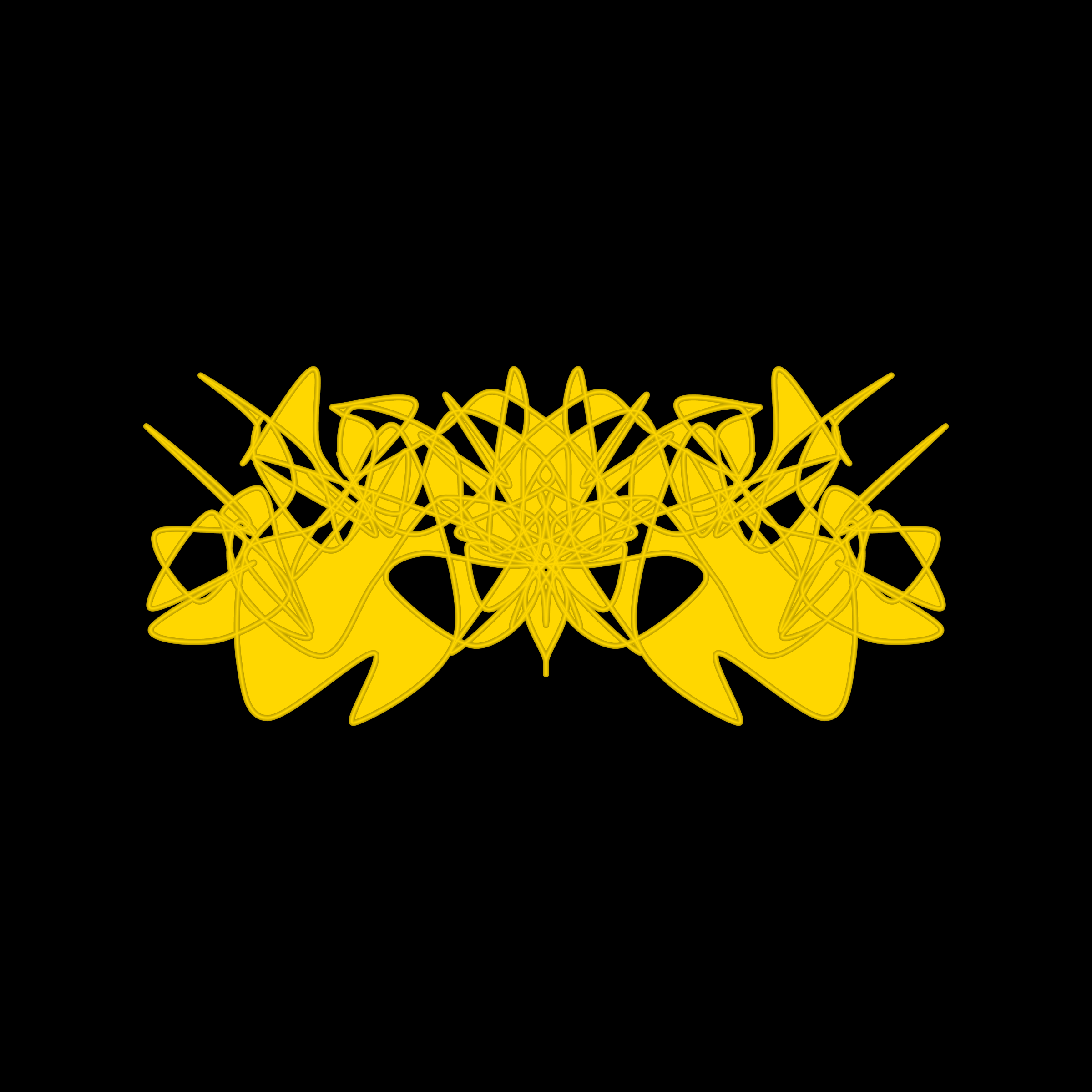 Art Blocks - Art Blocks v2 - Cryptoblots #8 - NFT # 3000008