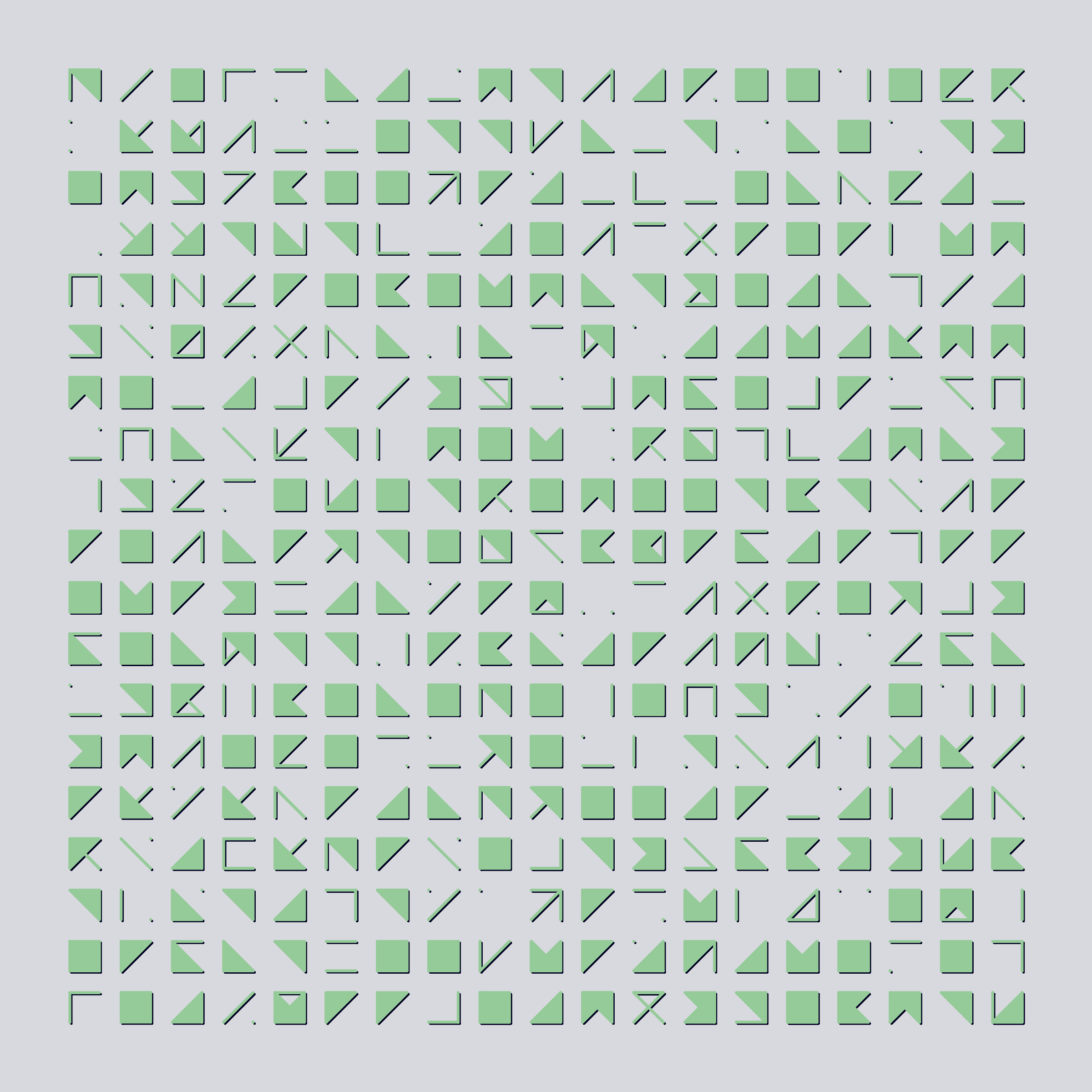 Art Blocks - Art Blocks v2 - Hieroglyphs #80 - NFT # 30000080