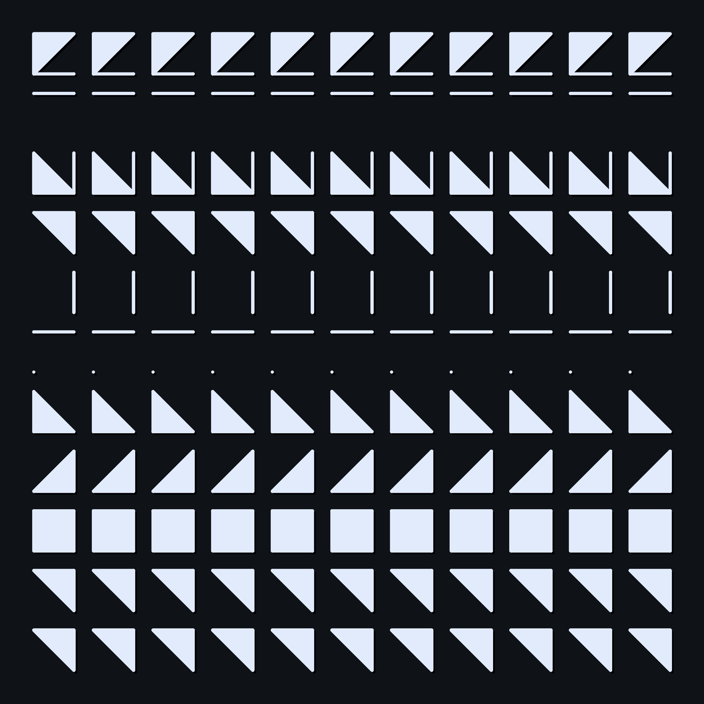 Art Blocks - Art Blocks v2 - Hieroglyphs #91 - NFT # 30000091