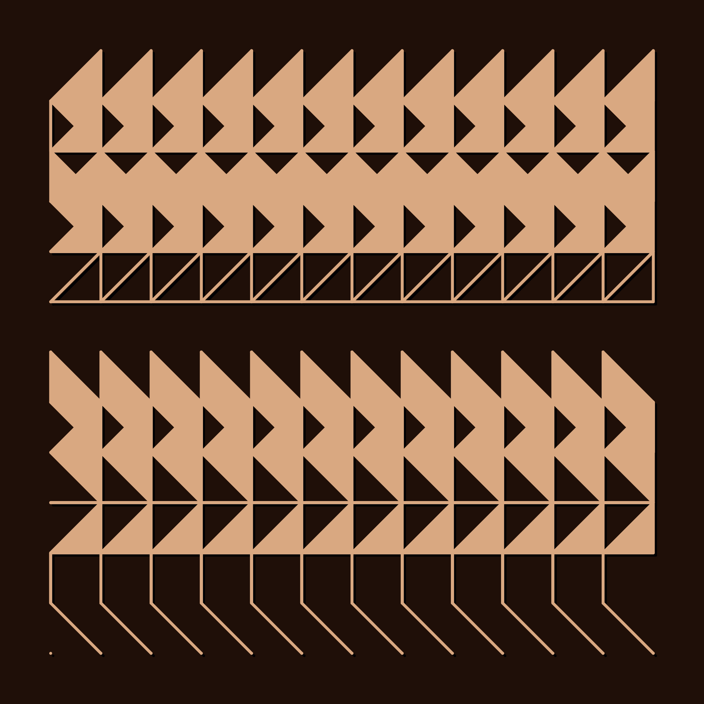 Art Blocks - Art Blocks v2 - Hieroglyphs #94 - NFT # 30000094