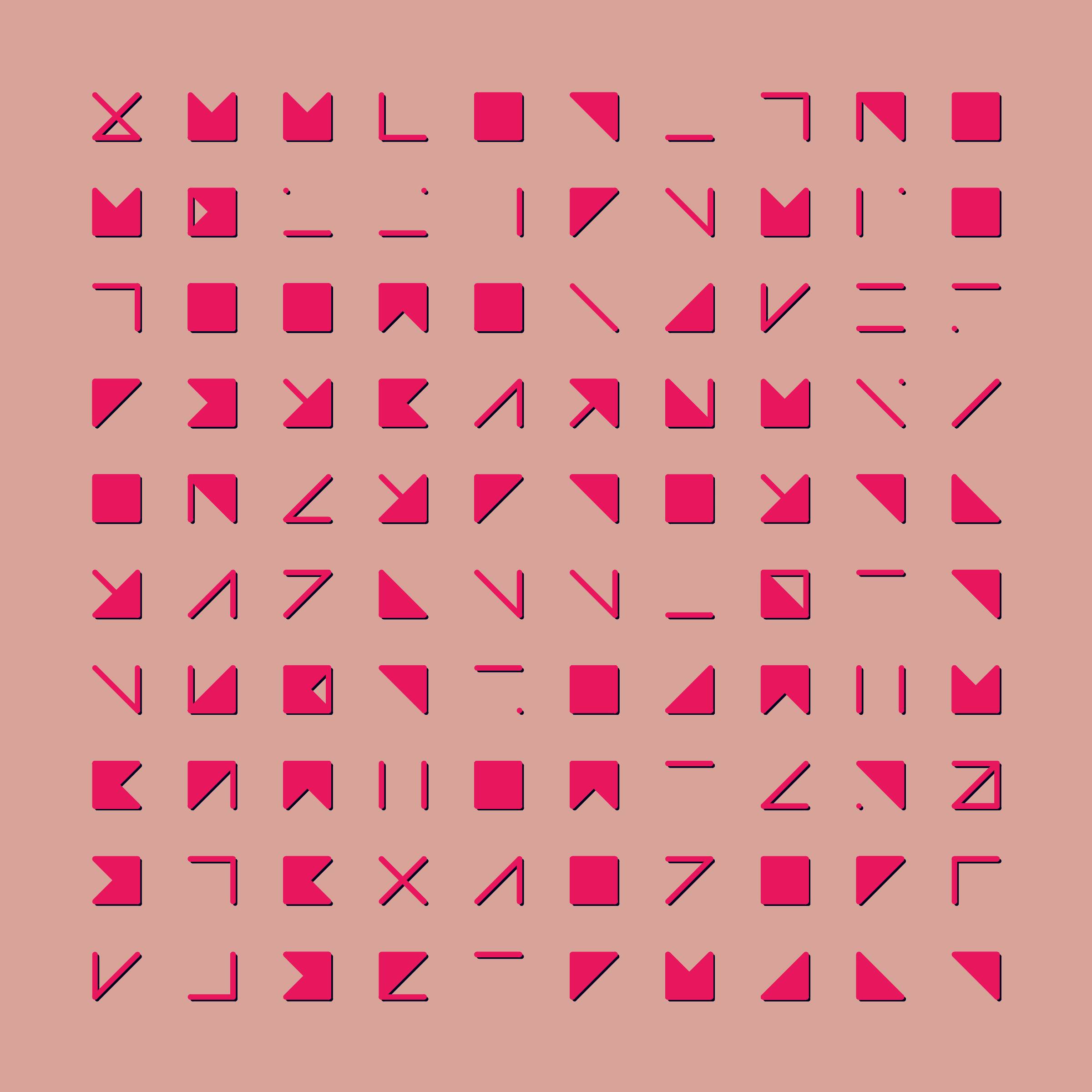 Art Blocks - Art Blocks v2 - Hieroglyphs #132 - NFT # 30000132