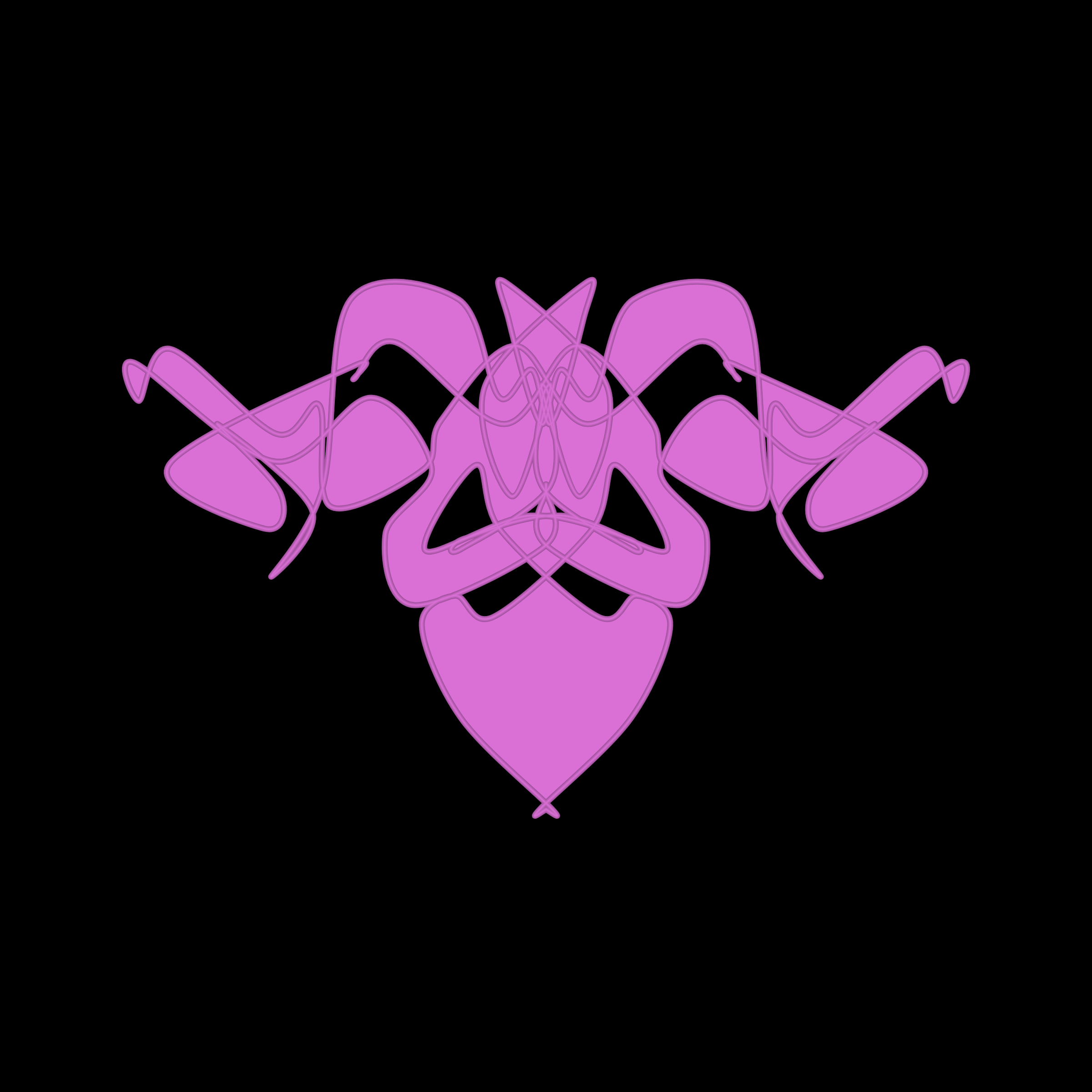 Art Blocks - Art Blocks v2 - Cryptoblots #18 - NFT # 3000018