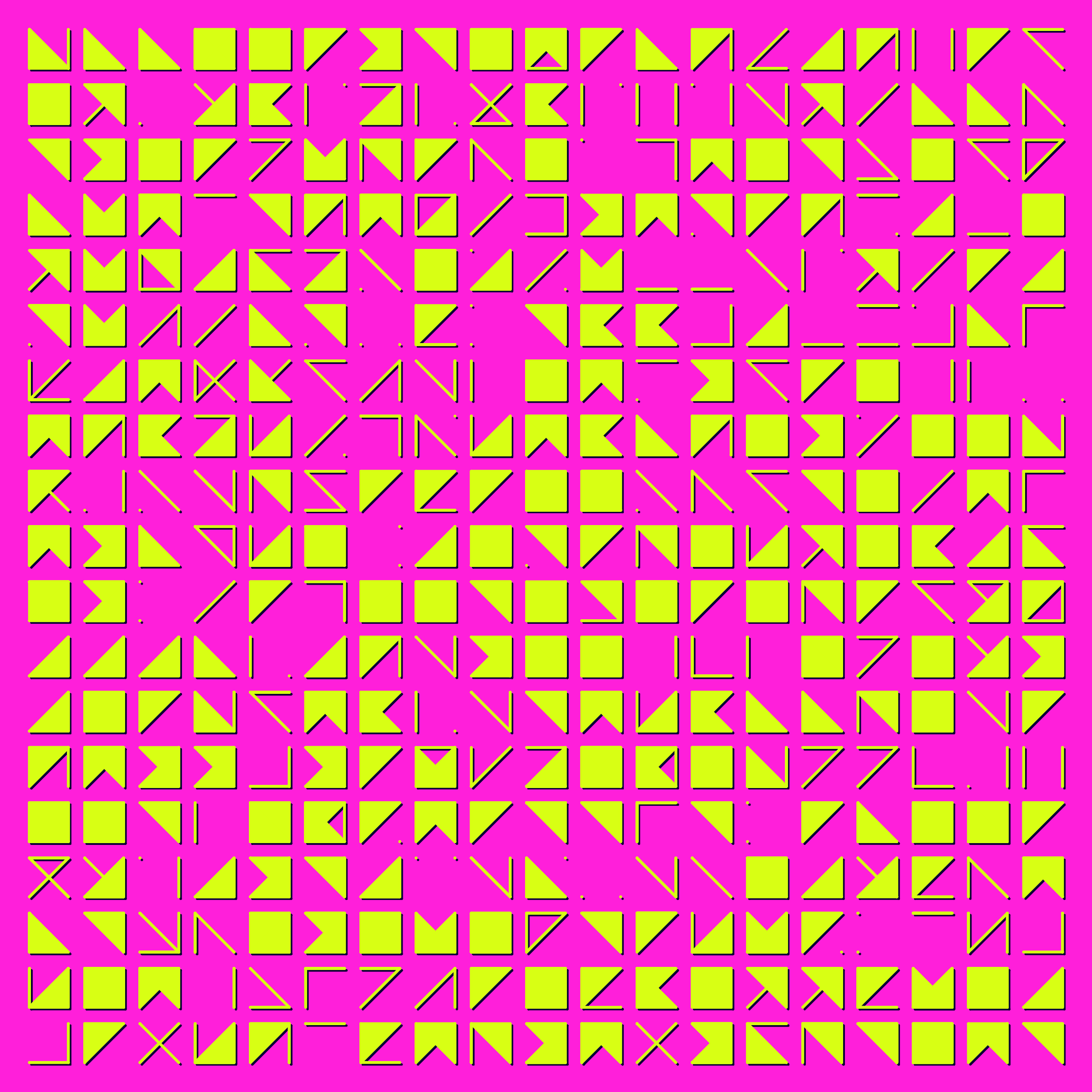 Art Blocks - Art Blocks v2 - Hieroglyphs #188 - NFT # 30000188