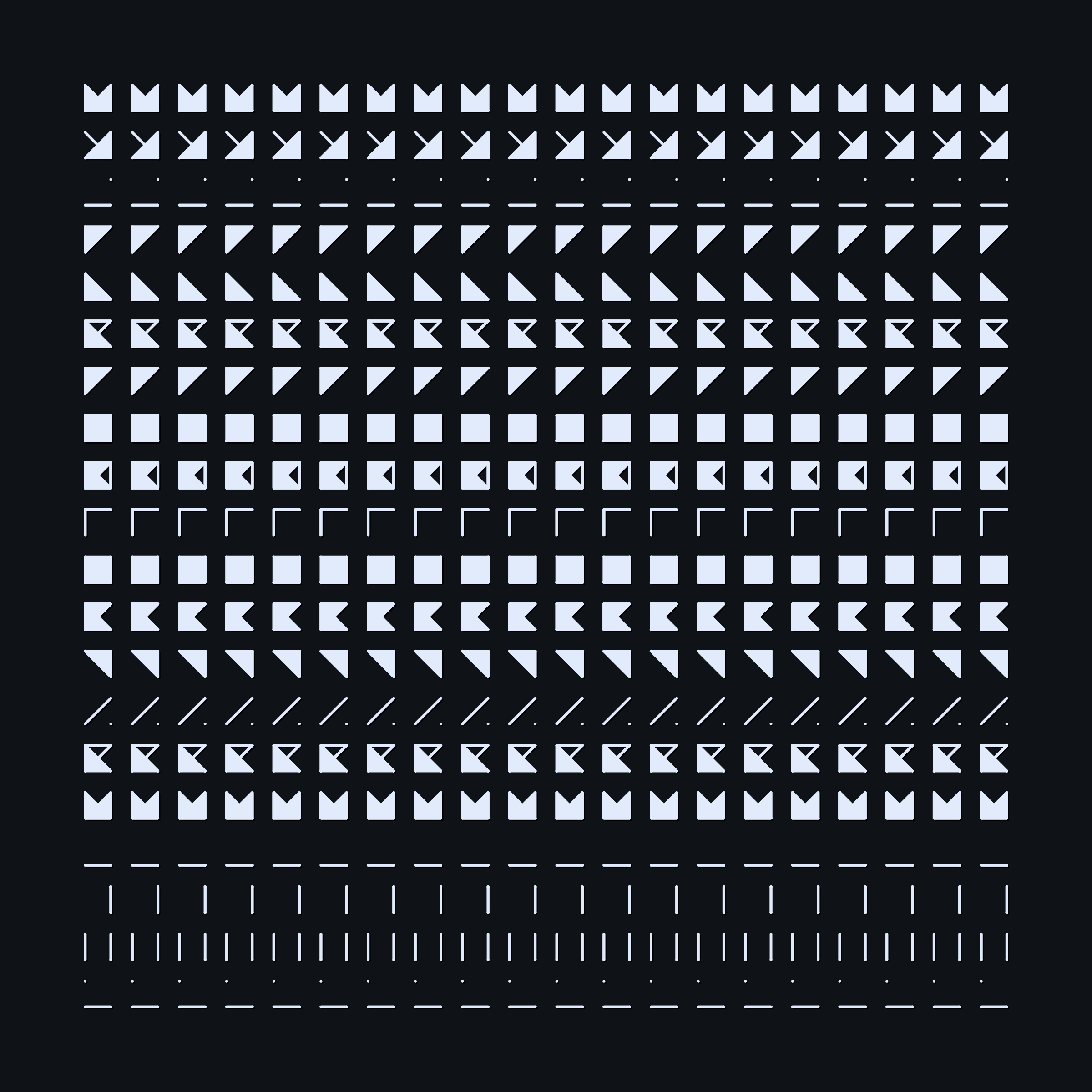 Art Blocks - Art Blocks v2 - Hieroglyphs #194 - NFT # 30000194