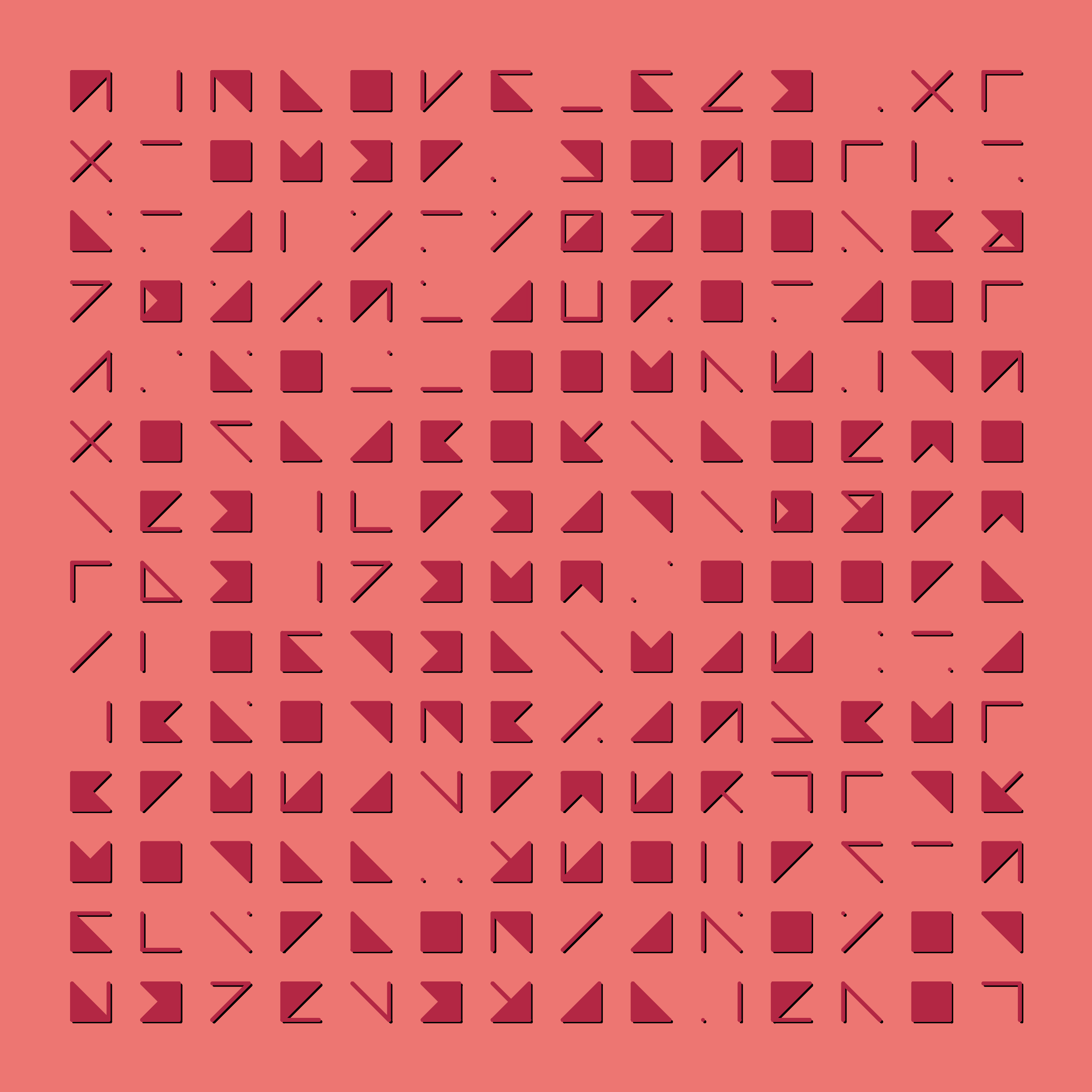 Art Blocks - Art Blocks v2 - Hieroglyphs #215 - NFT # 30000215