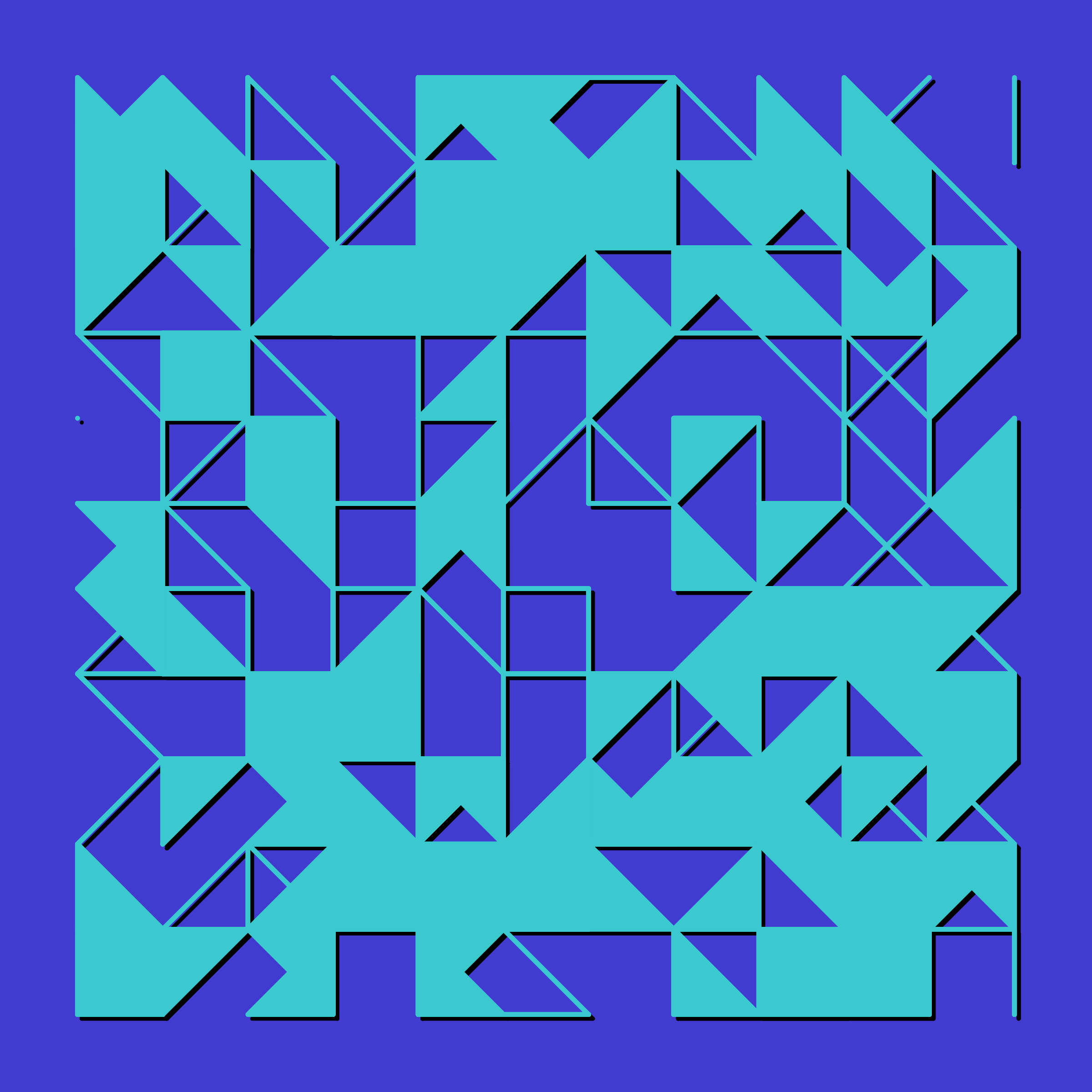 Art Blocks - Art Blocks v2 - Hieroglyphs #247 - NFT # 30000247