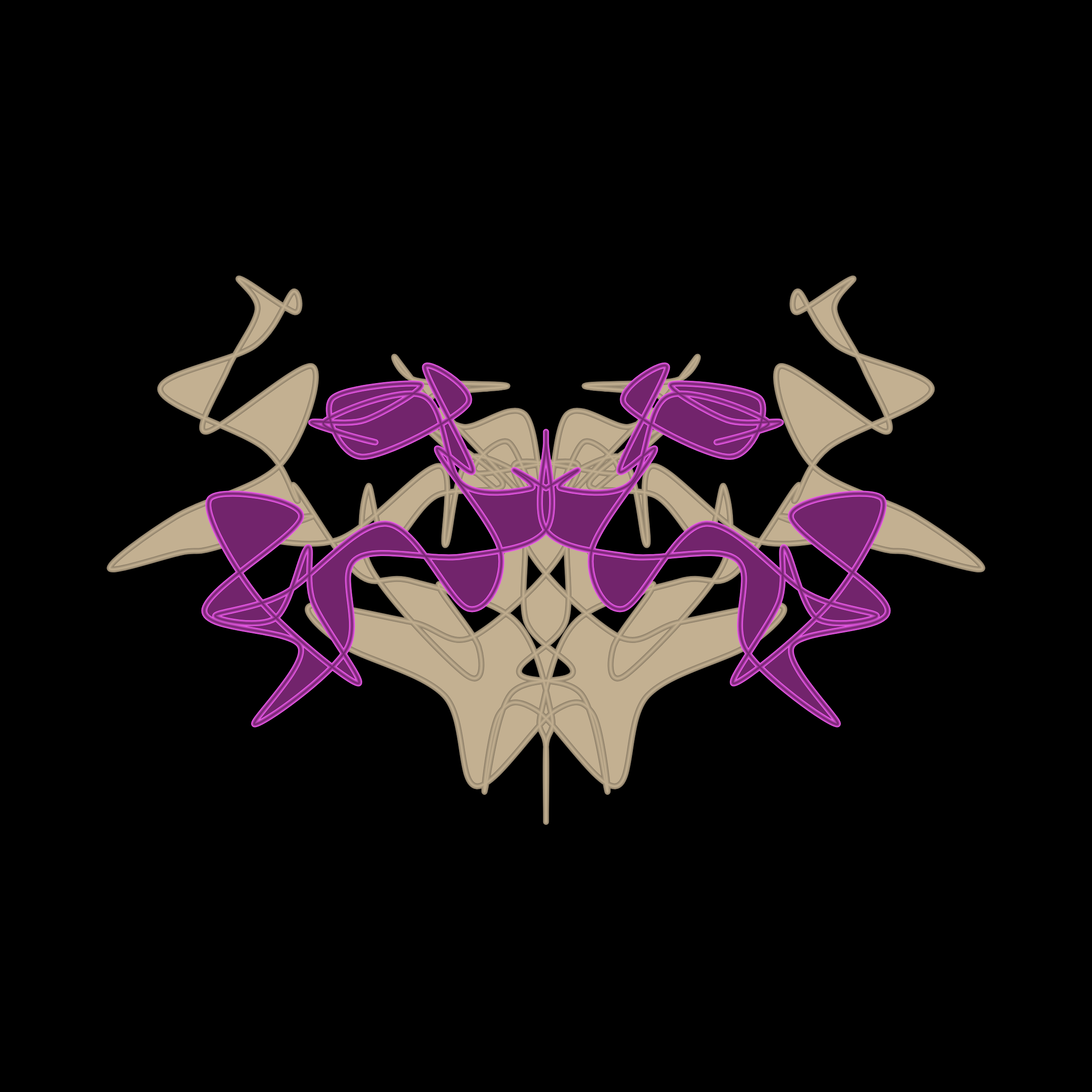 Art Blocks - Art Blocks v2 - Cryptoblots #26 - NFT # 3000026