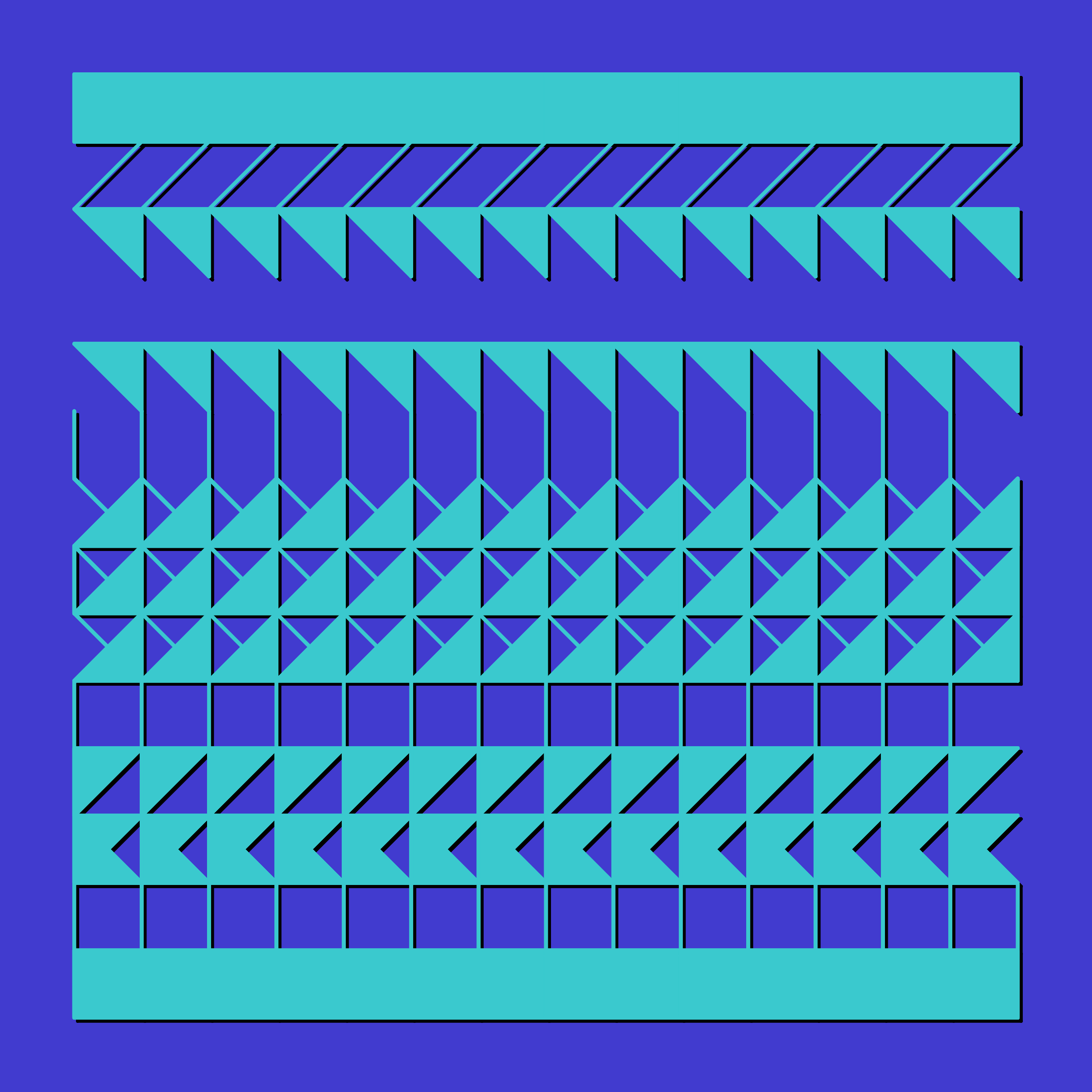 Art Blocks - Art Blocks v2 - Hieroglyphs #263 - NFT # 30000263