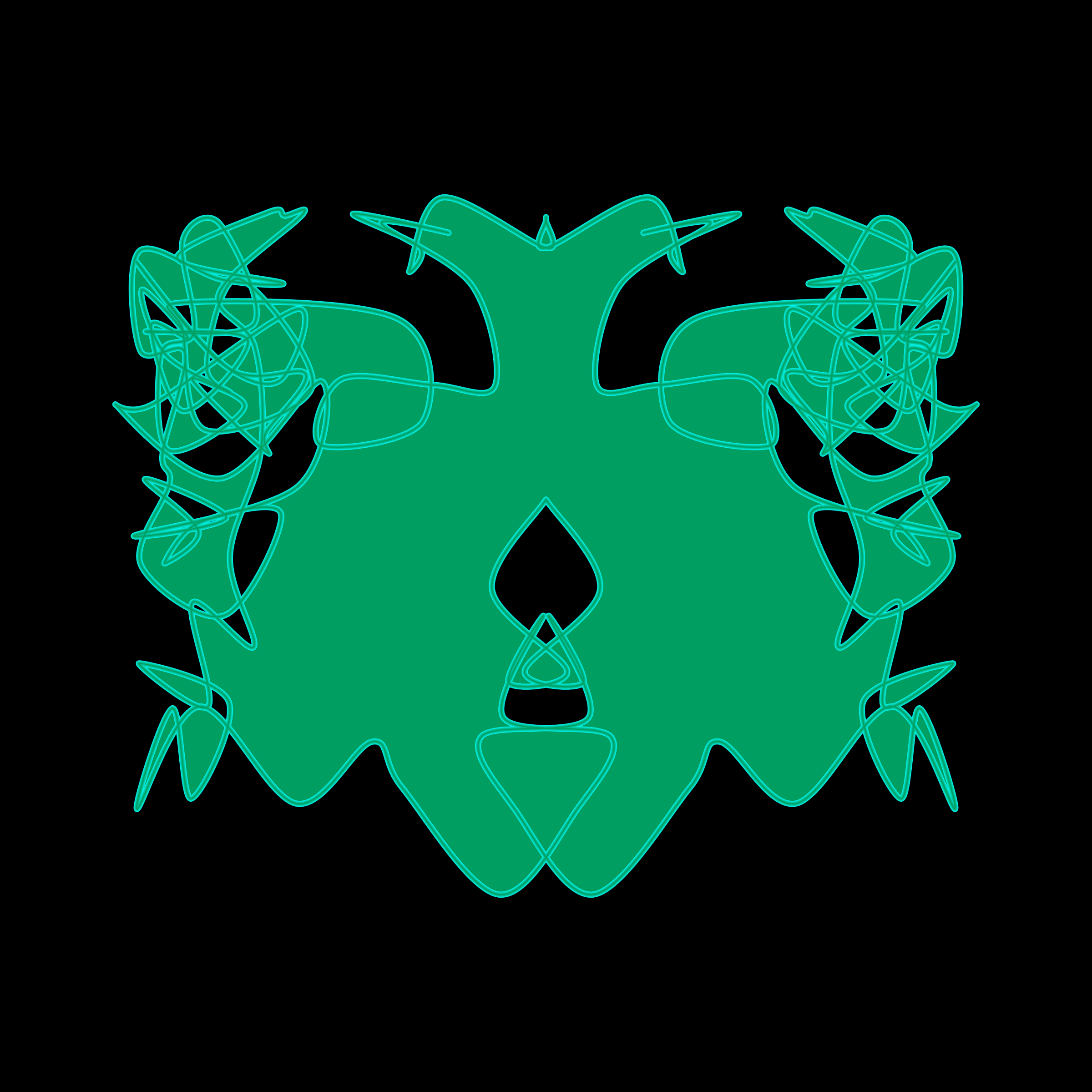 Art Blocks - Art Blocks v2 - Cryptoblots #31 - NFT # 3000031