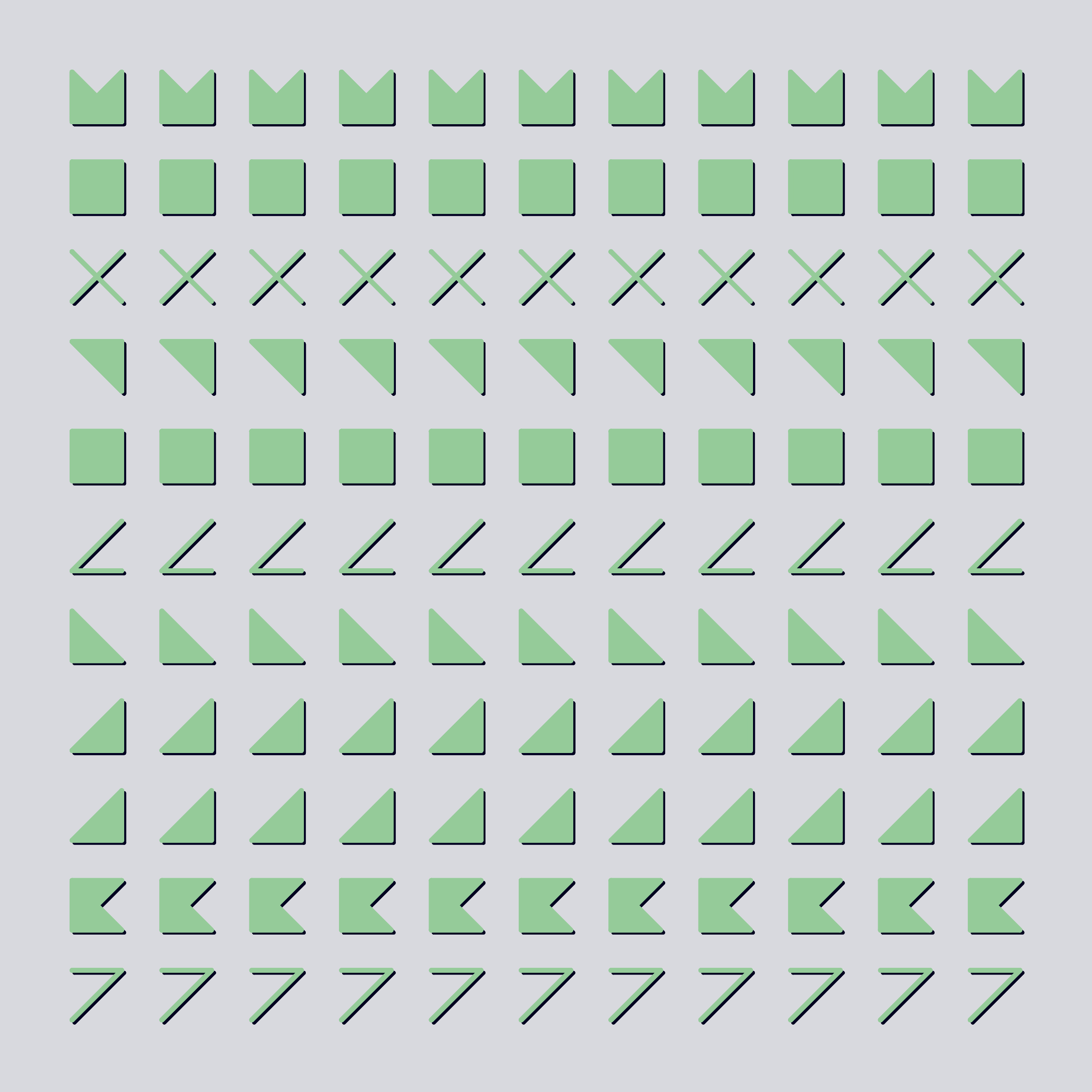 Art Blocks - Art Blocks v2 - Hieroglyphs #317 - NFT # 30000317