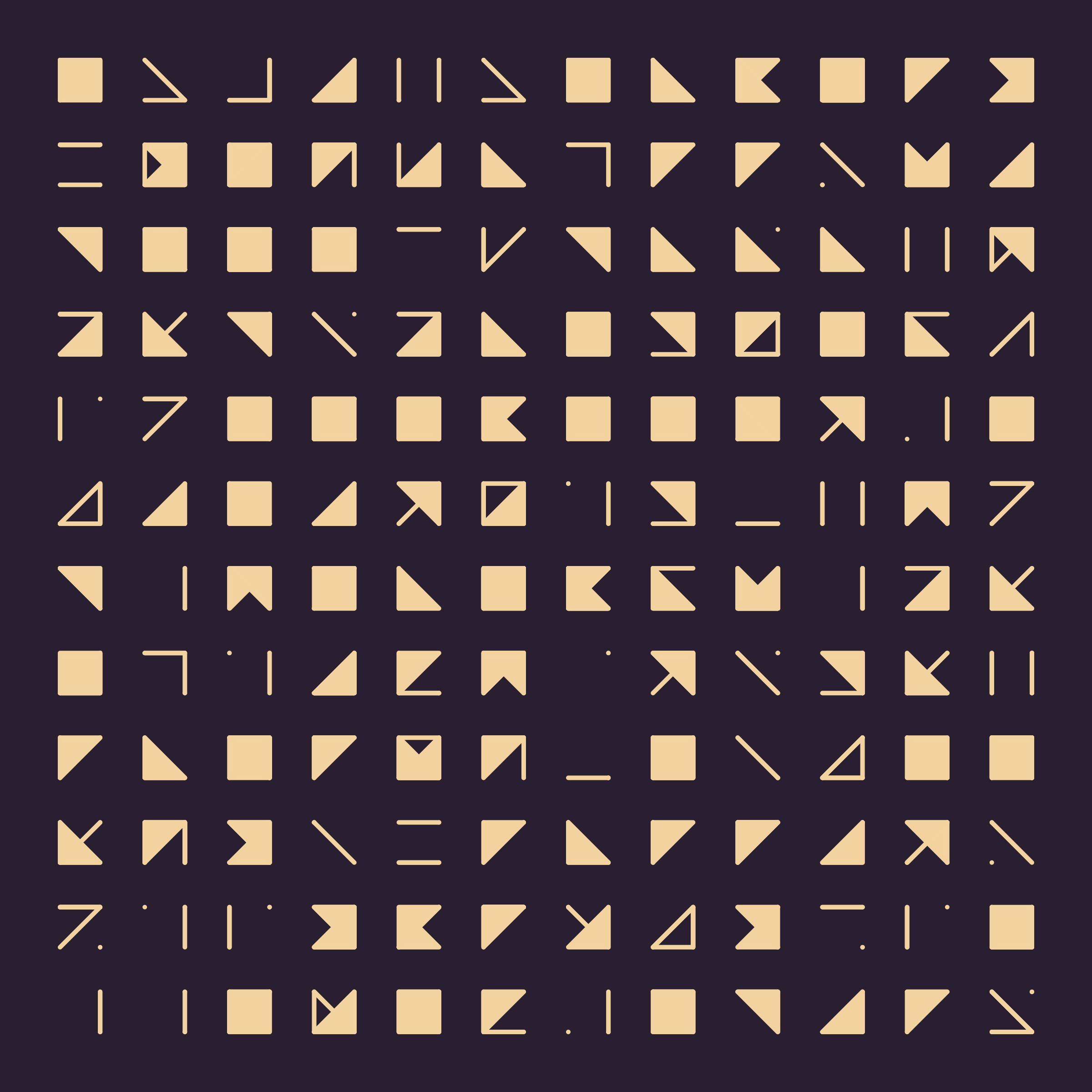 Art Blocks - Art Blocks v2 - Hieroglyphs #329 - NFT # 30000329