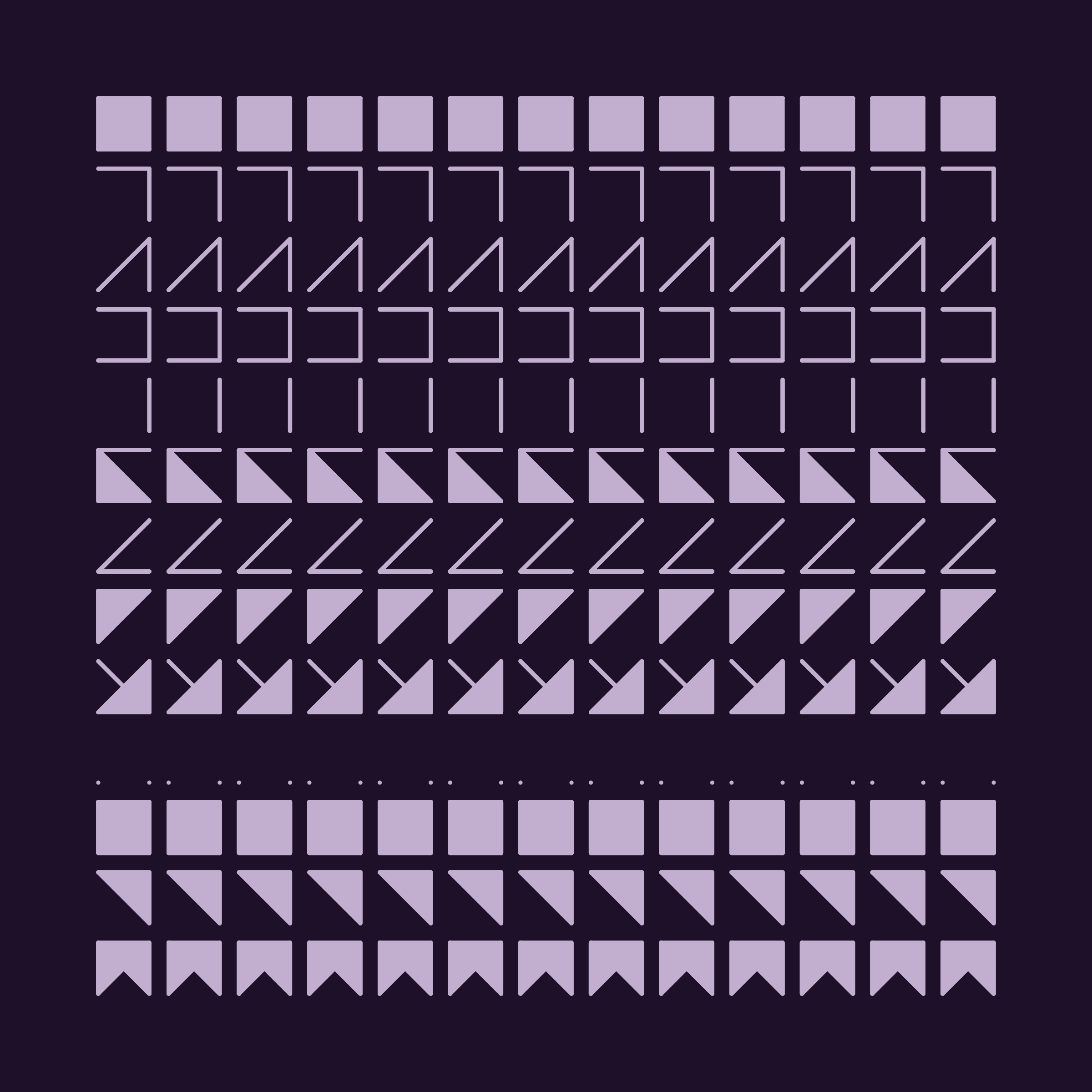 Art Blocks - Art Blocks v2 - Hieroglyphs #343 - NFT # 30000343