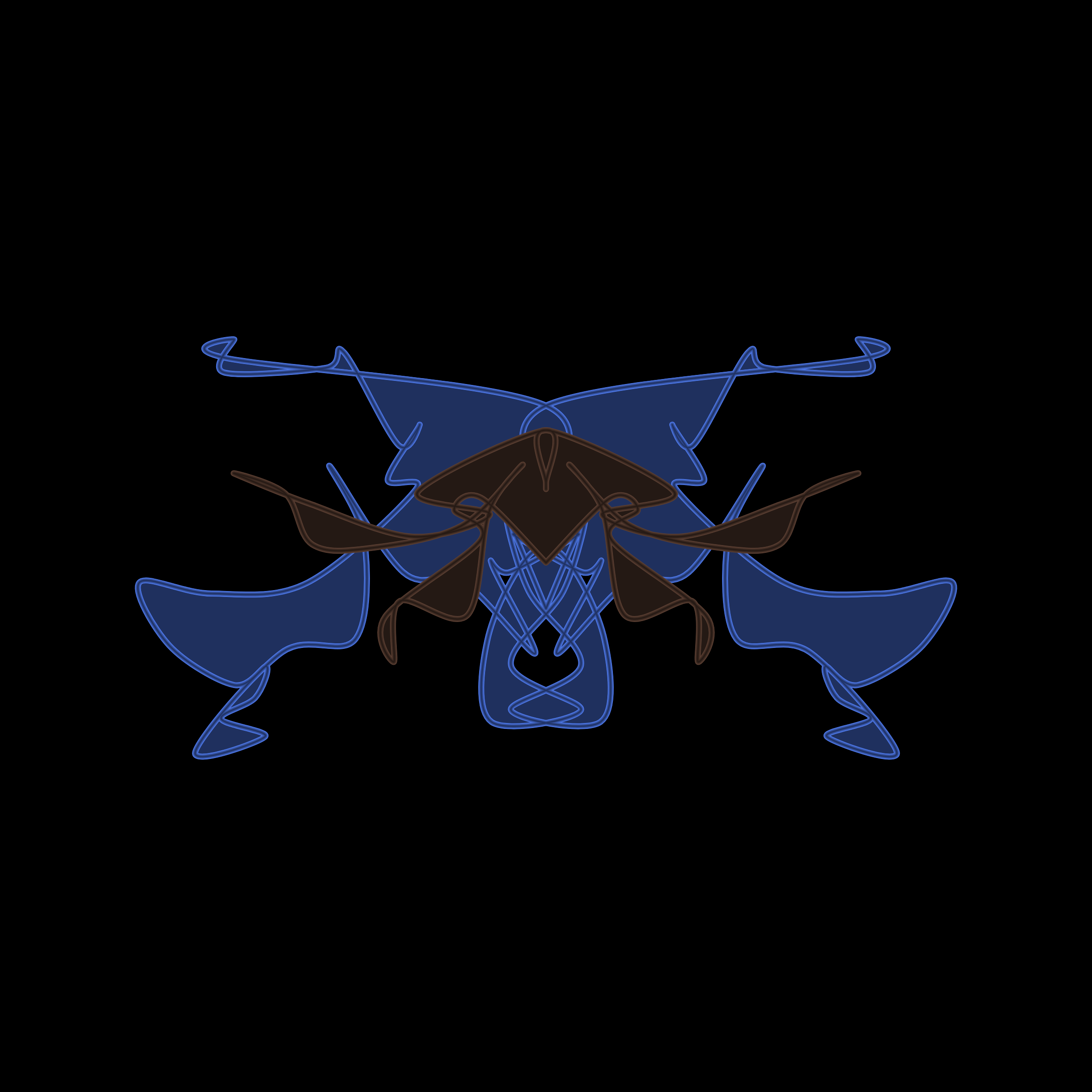 Art Blocks - Art Blocks v2 - Cryptoblots #37 - NFT # 3000037