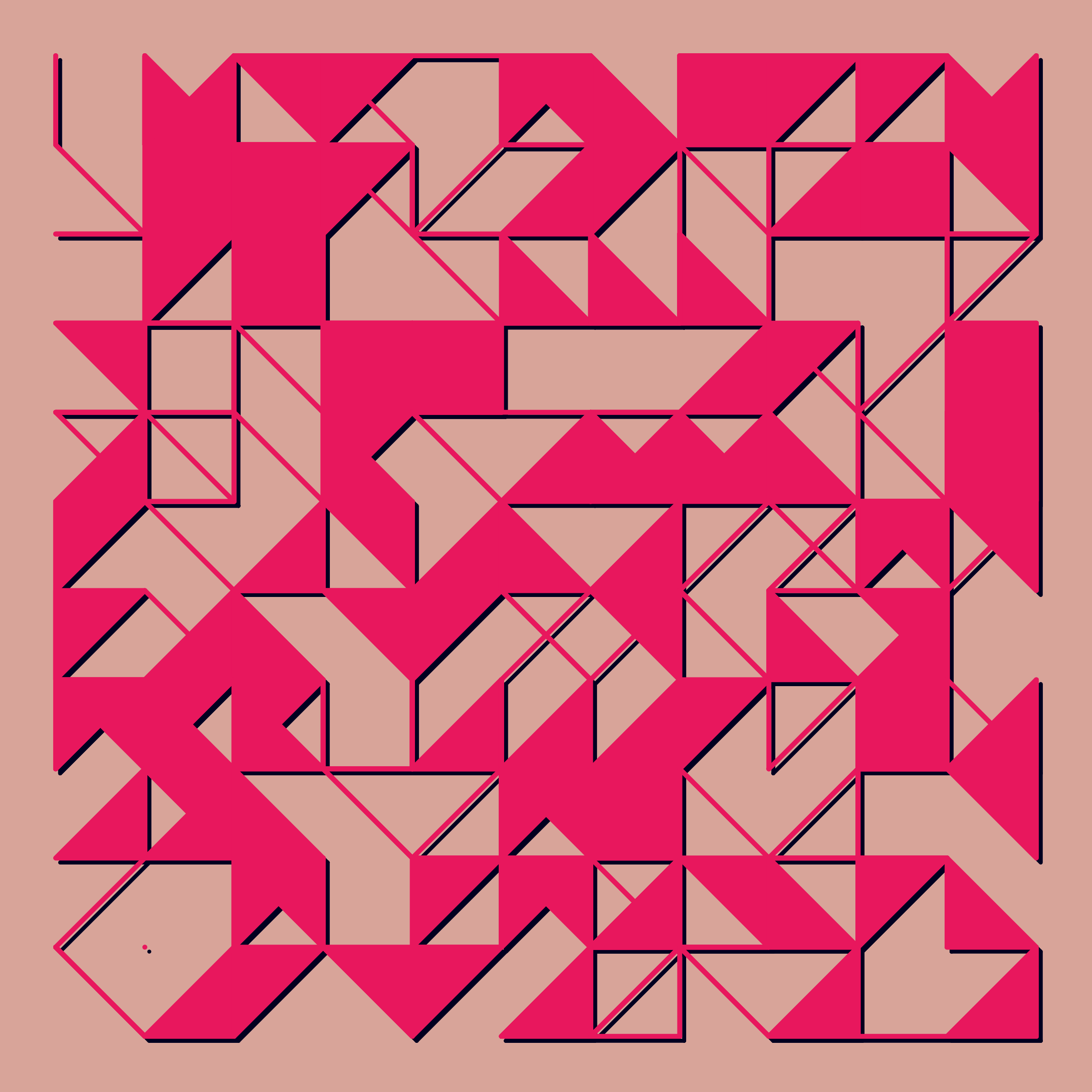 Art Blocks - Art Blocks v2 - Hieroglyphs #375 - NFT # 30000375