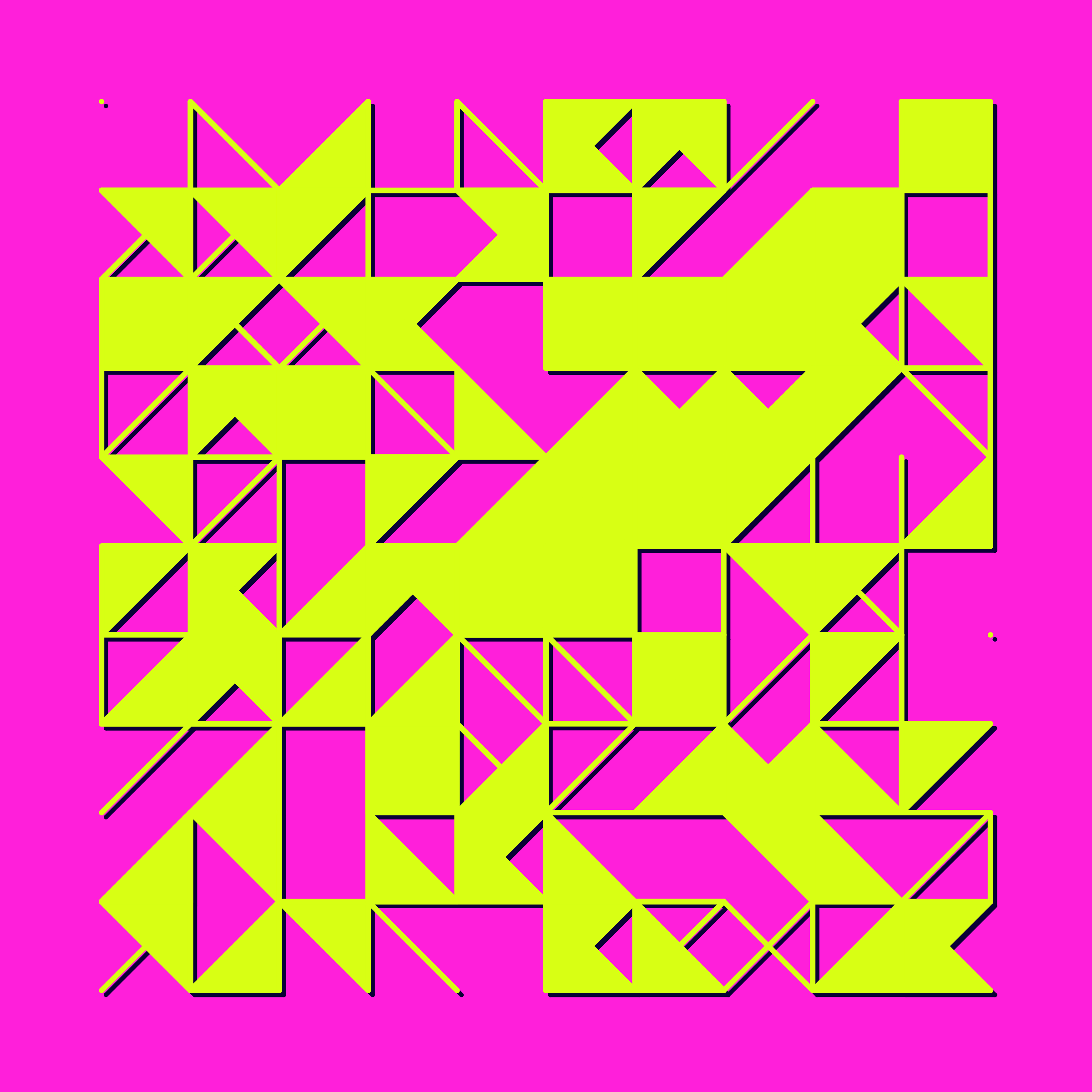 Art Blocks - Art Blocks v2 - Hieroglyphs #394 - NFT # 30000394