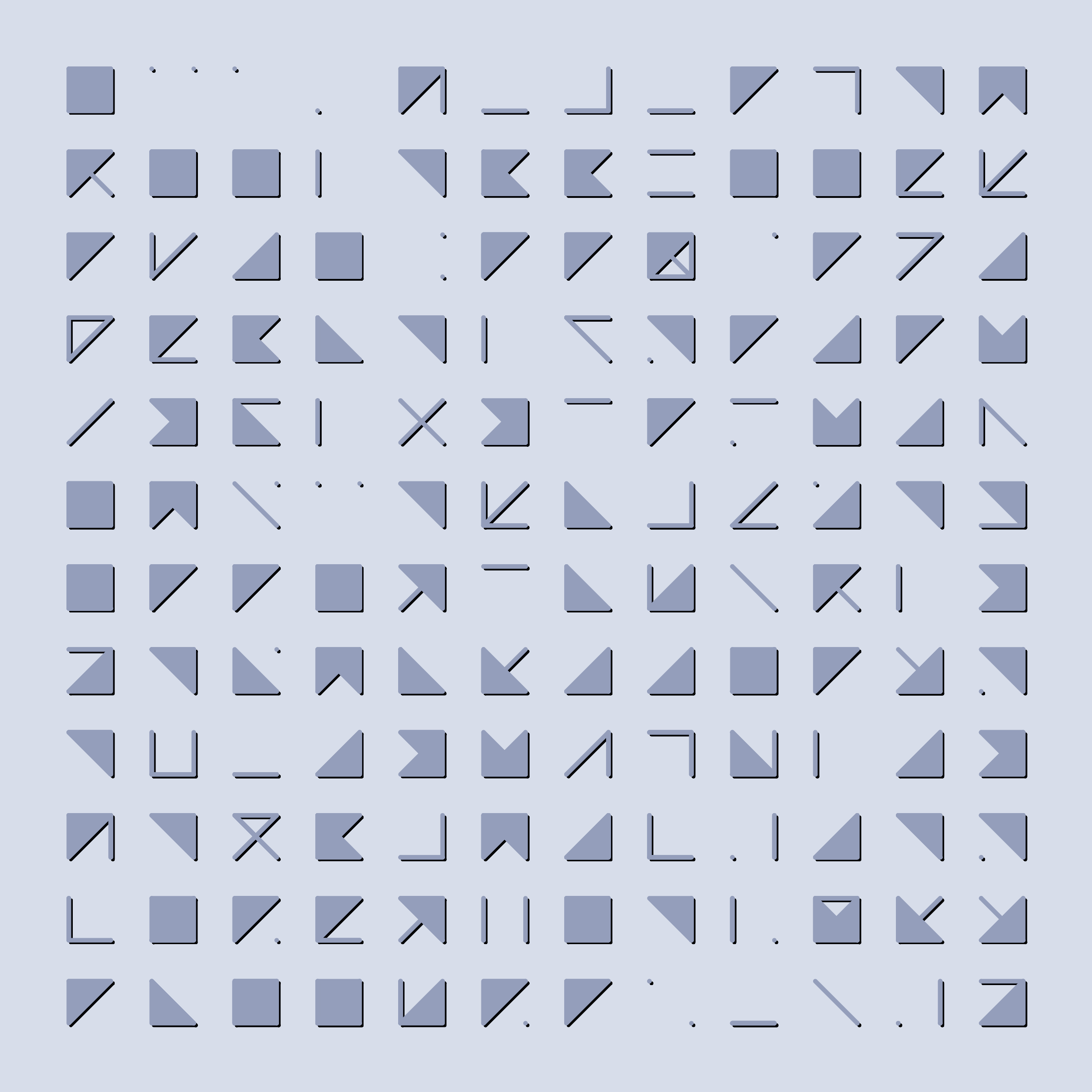 Art Blocks - Art Blocks v2 - Hieroglyphs #395 - NFT # 30000395