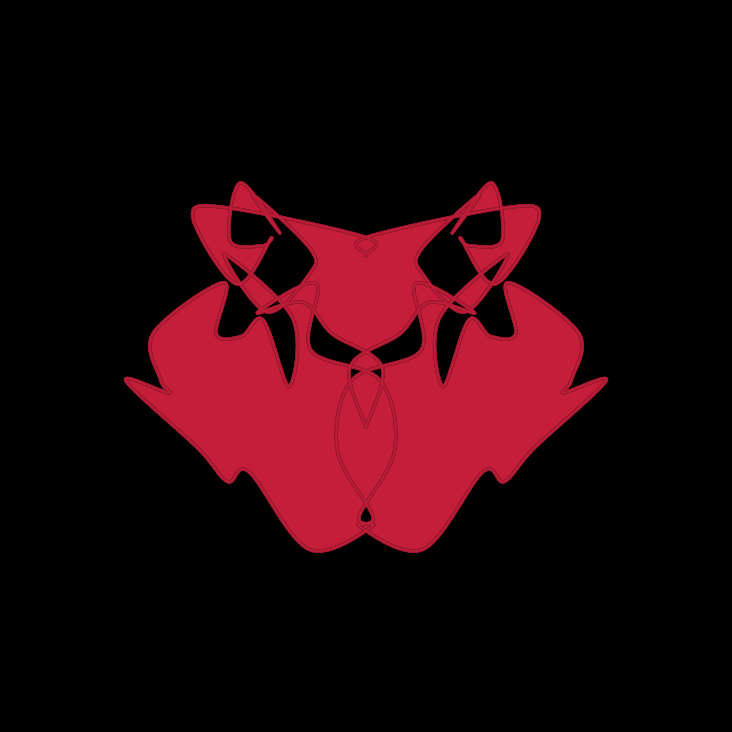 Art Blocks - Art Blocks v2 - Cryptoblots #43 - NFT # 3000043