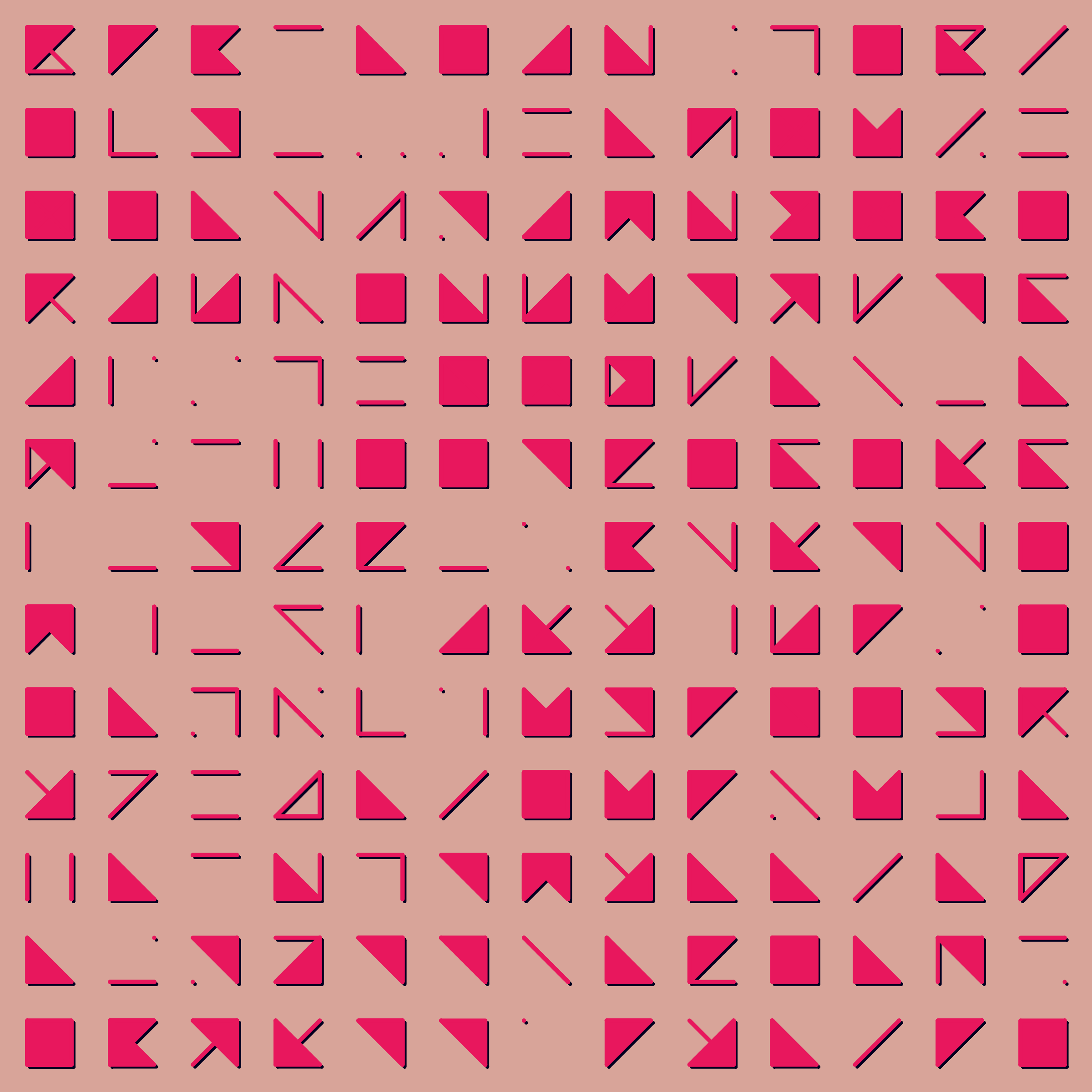 Art Blocks - Art Blocks v2 - Hieroglyphs #464 - NFT # 30000464