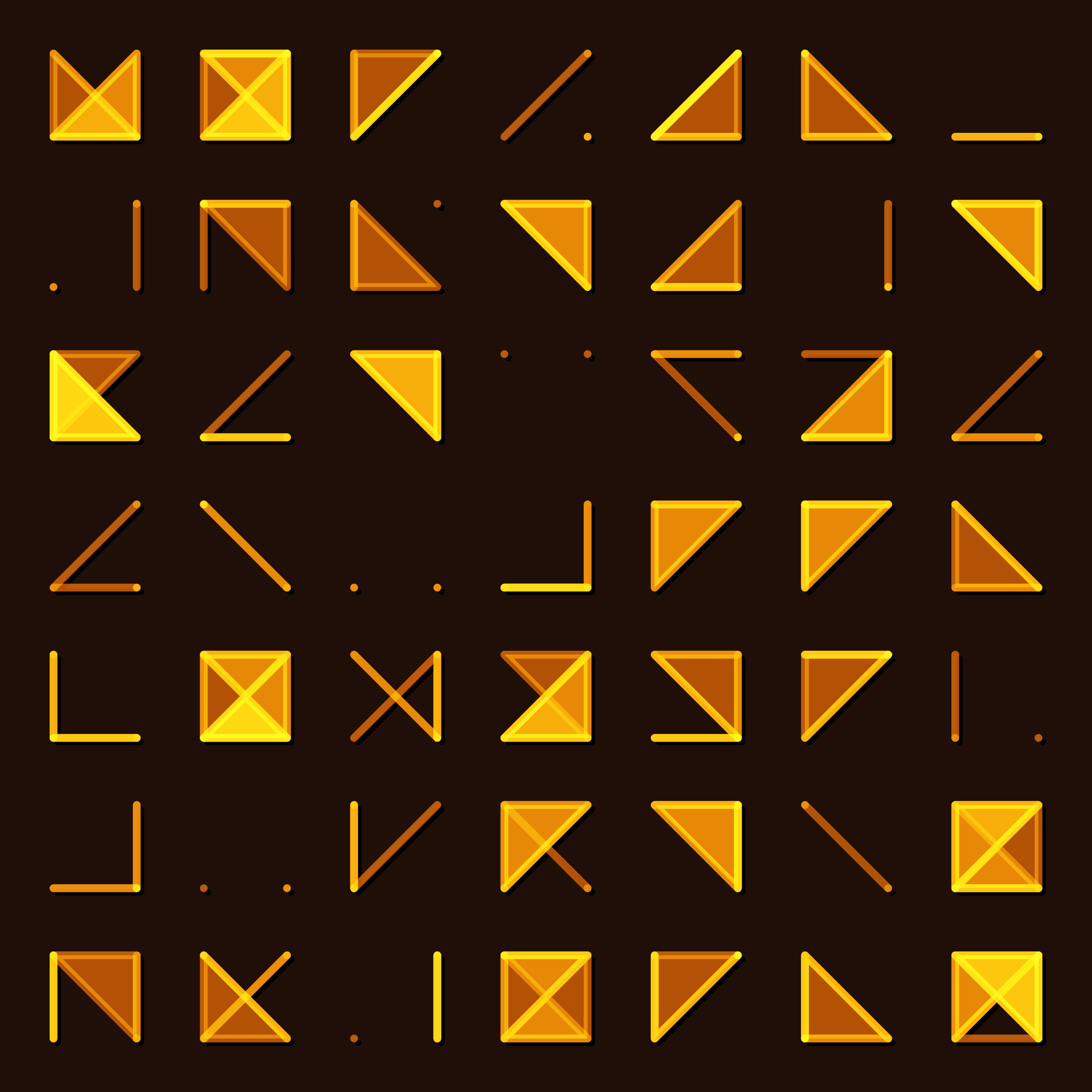 Art Blocks - Art Blocks v2 - Hieroglyphs #504 - NFT # 30000504