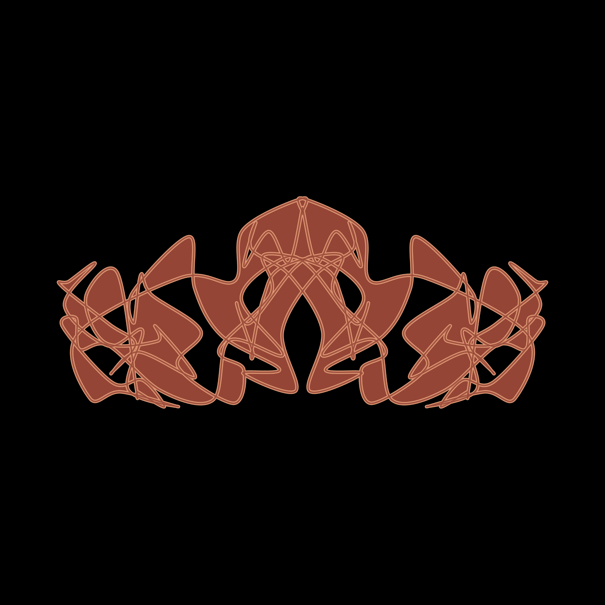 Art Blocks - Art Blocks v2 - Cryptoblots #51 - NFT # 3000051