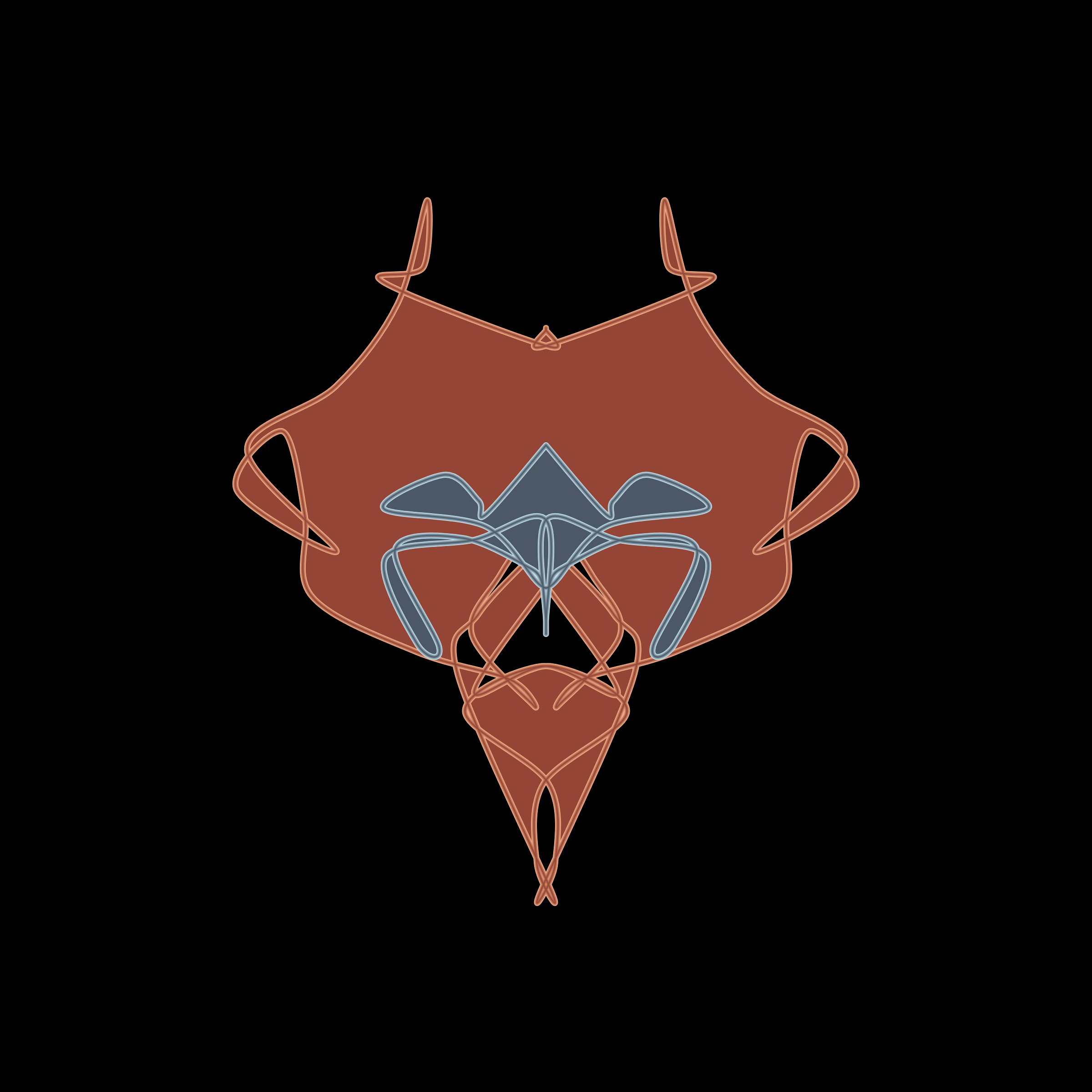 Art Blocks - Art Blocks v2 - Cryptoblots #52 - NFT # 3000052