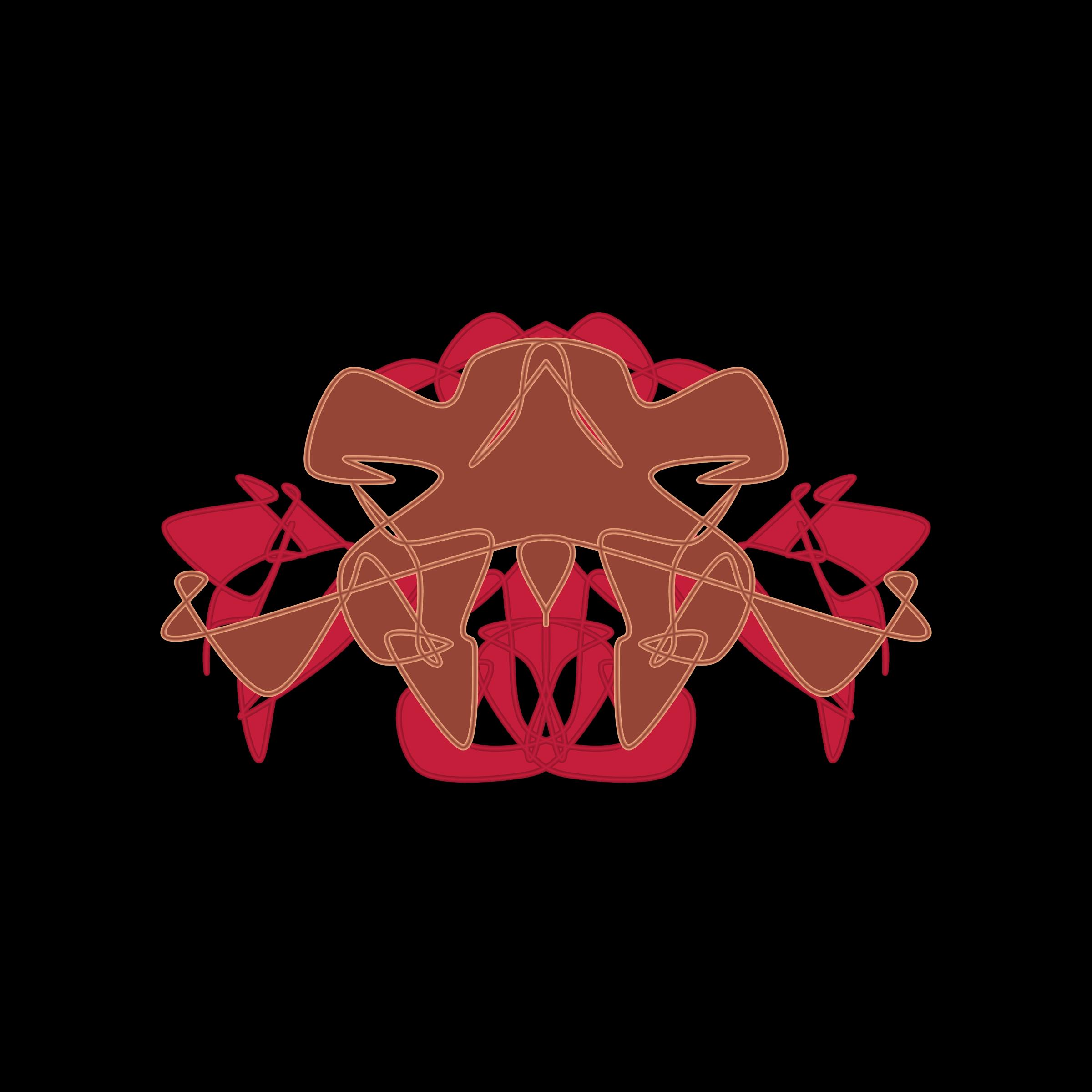 Art Blocks - Art Blocks v2 - Cryptoblots #53 - NFT # 3000053