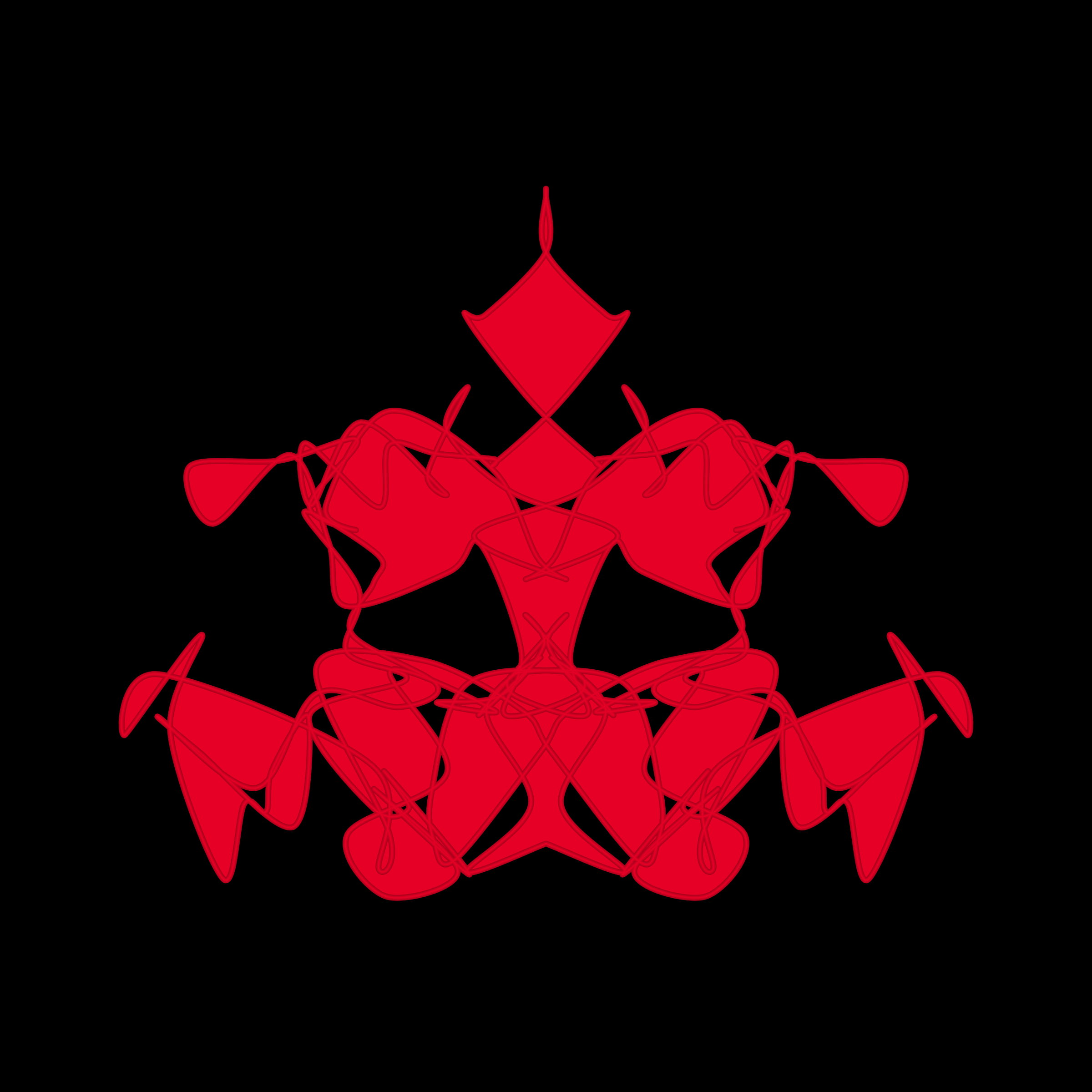 Art Blocks - Art Blocks v2 - Cryptoblots #54 - NFT # 3000054