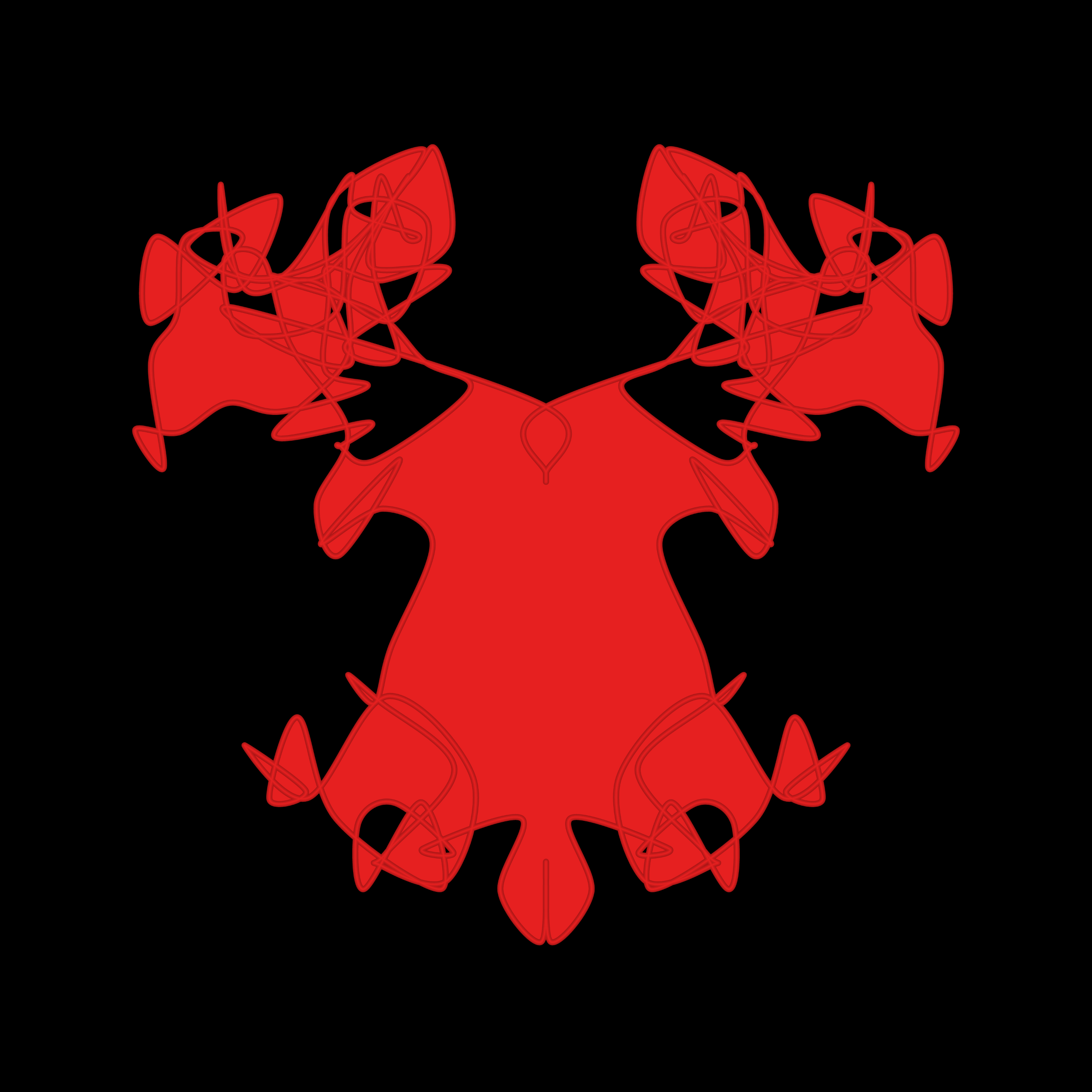 Art Blocks - Art Blocks v2 - Cryptoblots #55 - NFT # 3000055