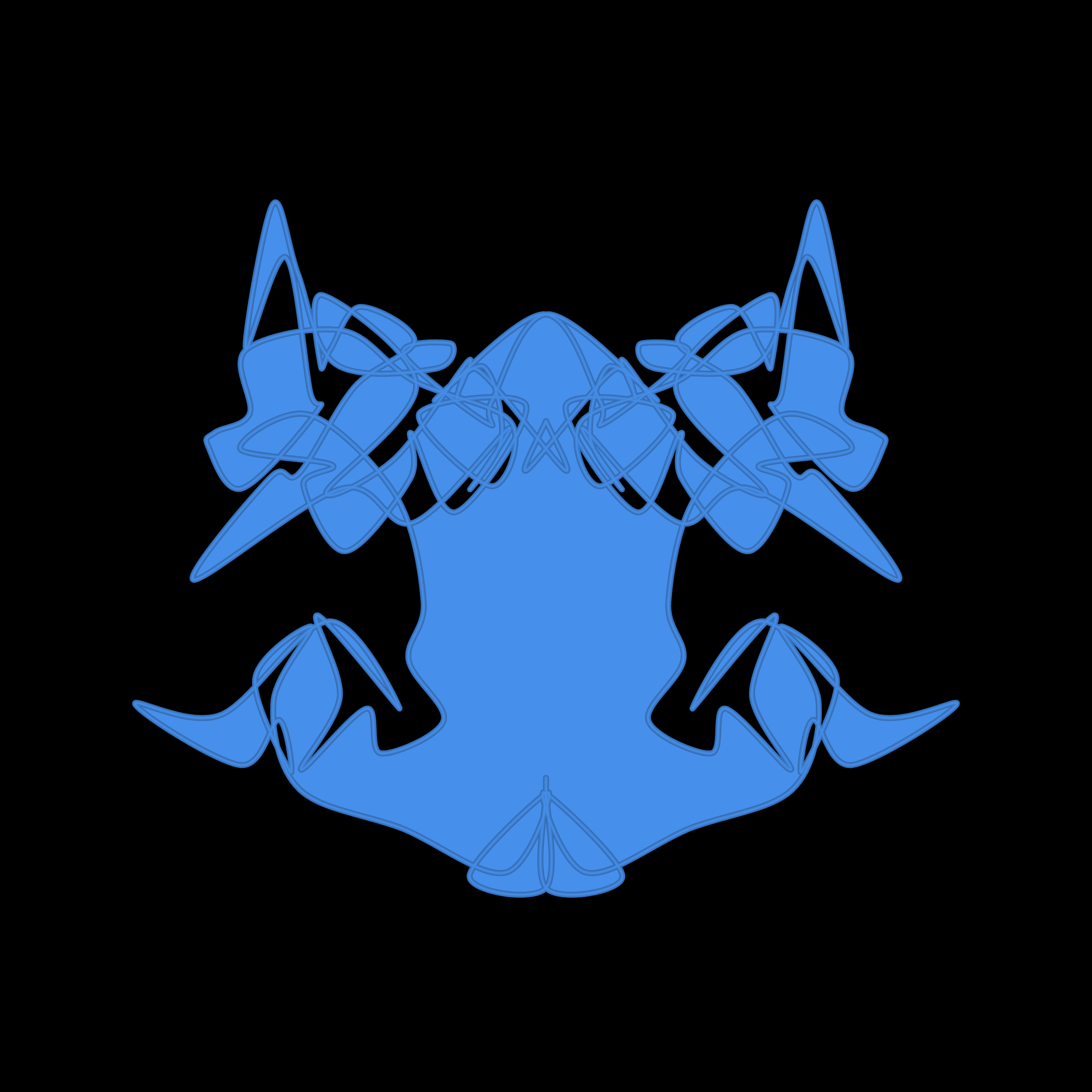 Art Blocks - Art Blocks v2 - Cryptoblots #56 - NFT # 3000056