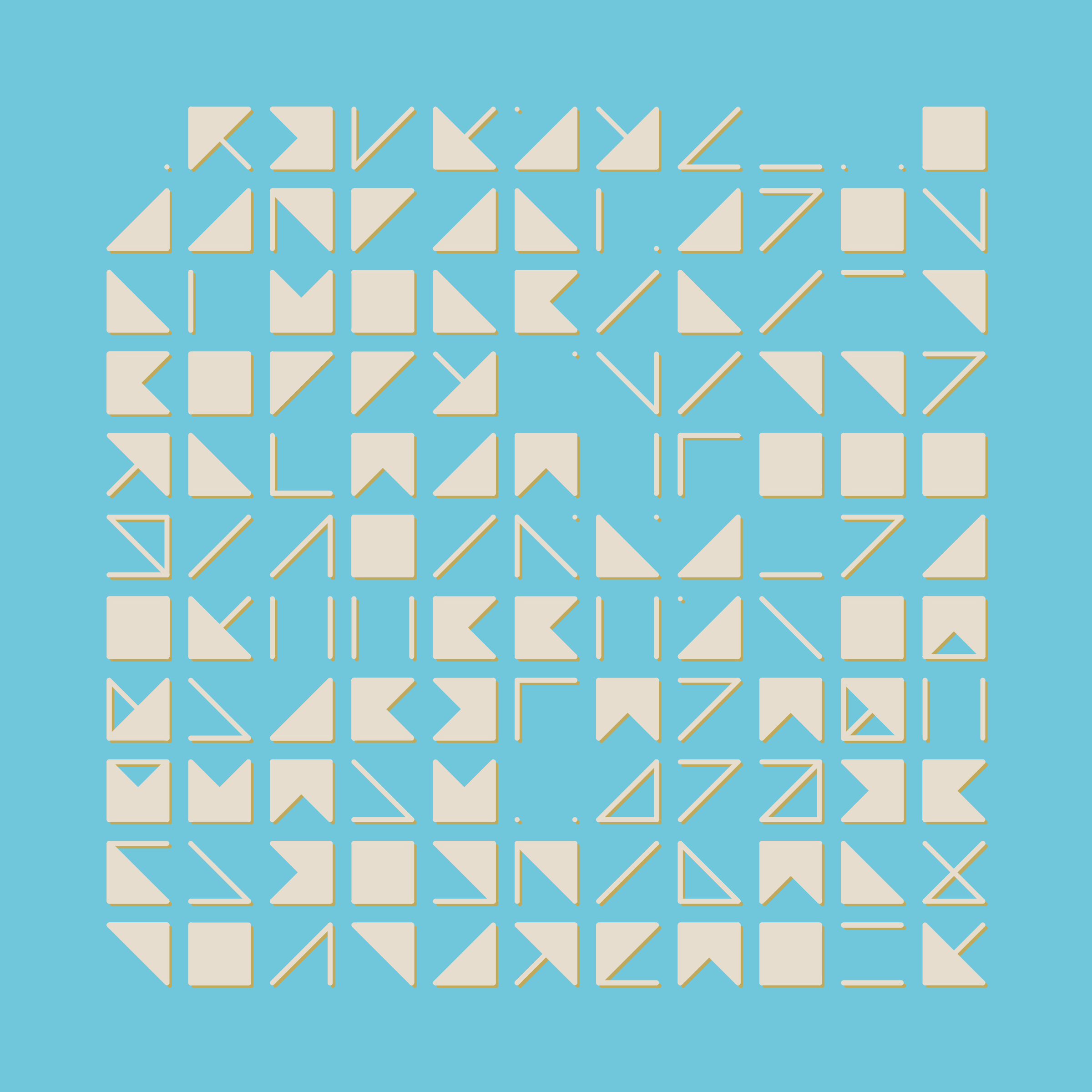 Art Blocks - Art Blocks v2 - Hieroglyphs #563 - NFT # 30000563