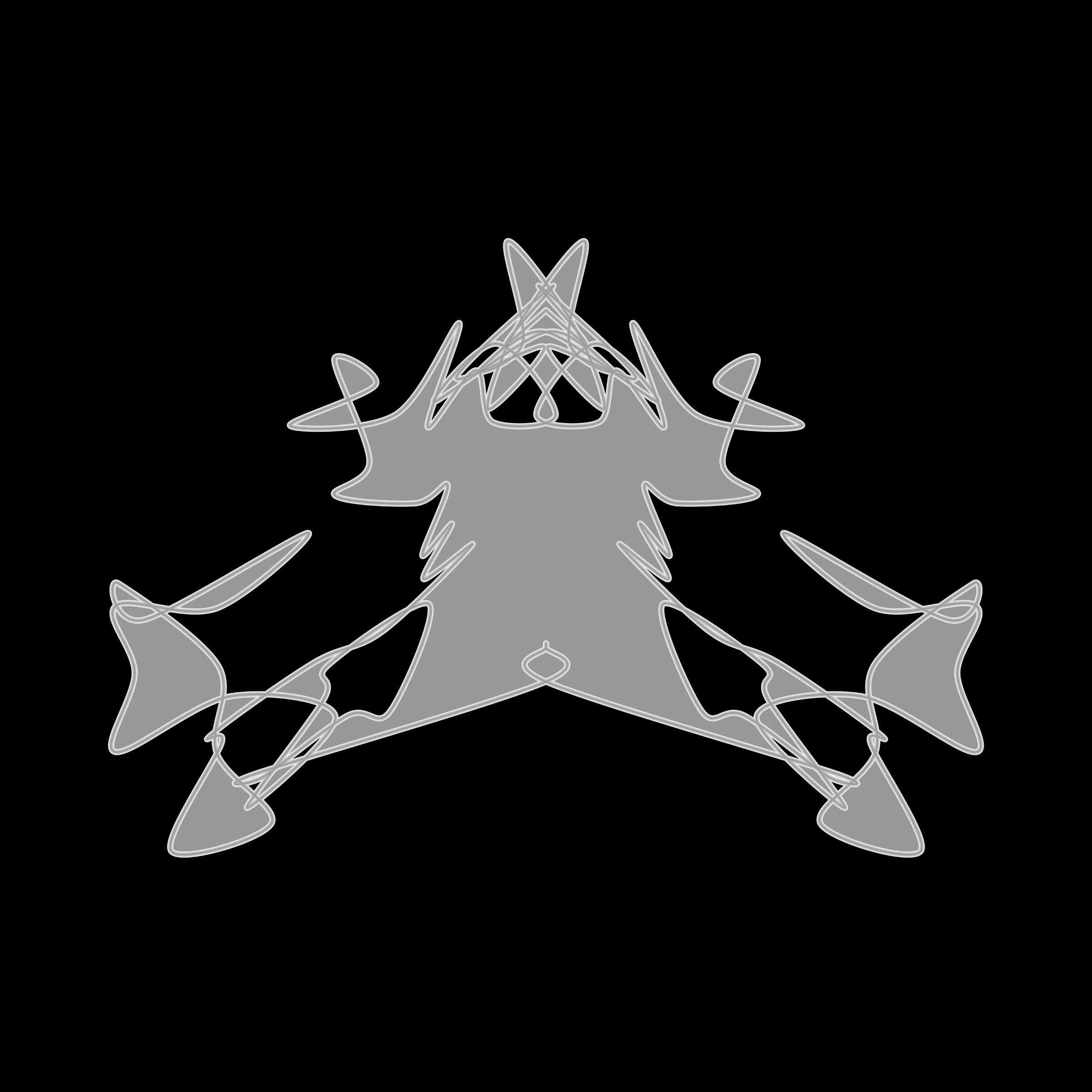 Art Blocks - Art Blocks v2 - Cryptoblots #57 - NFT # 3000057