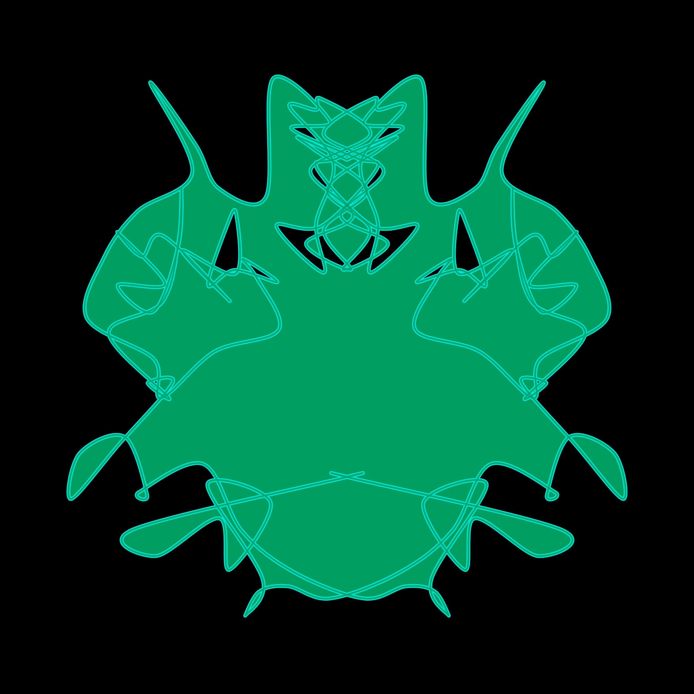 Art Blocks - Art Blocks v2 - Cryptoblots #60 - NFT # 3000060